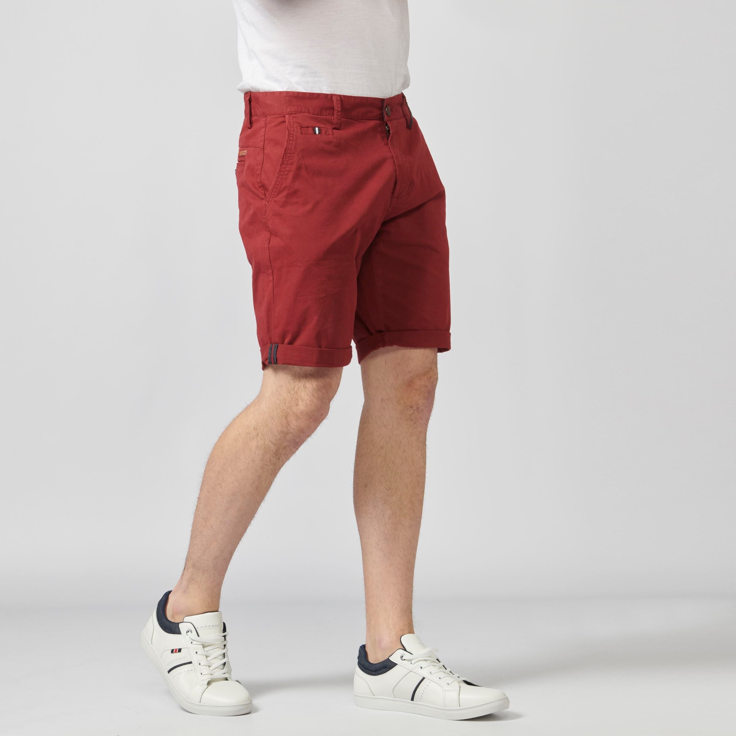 Pantalón Corto Chino de Algodón con Vuelta Hombre – Koroshi 2111PS06
