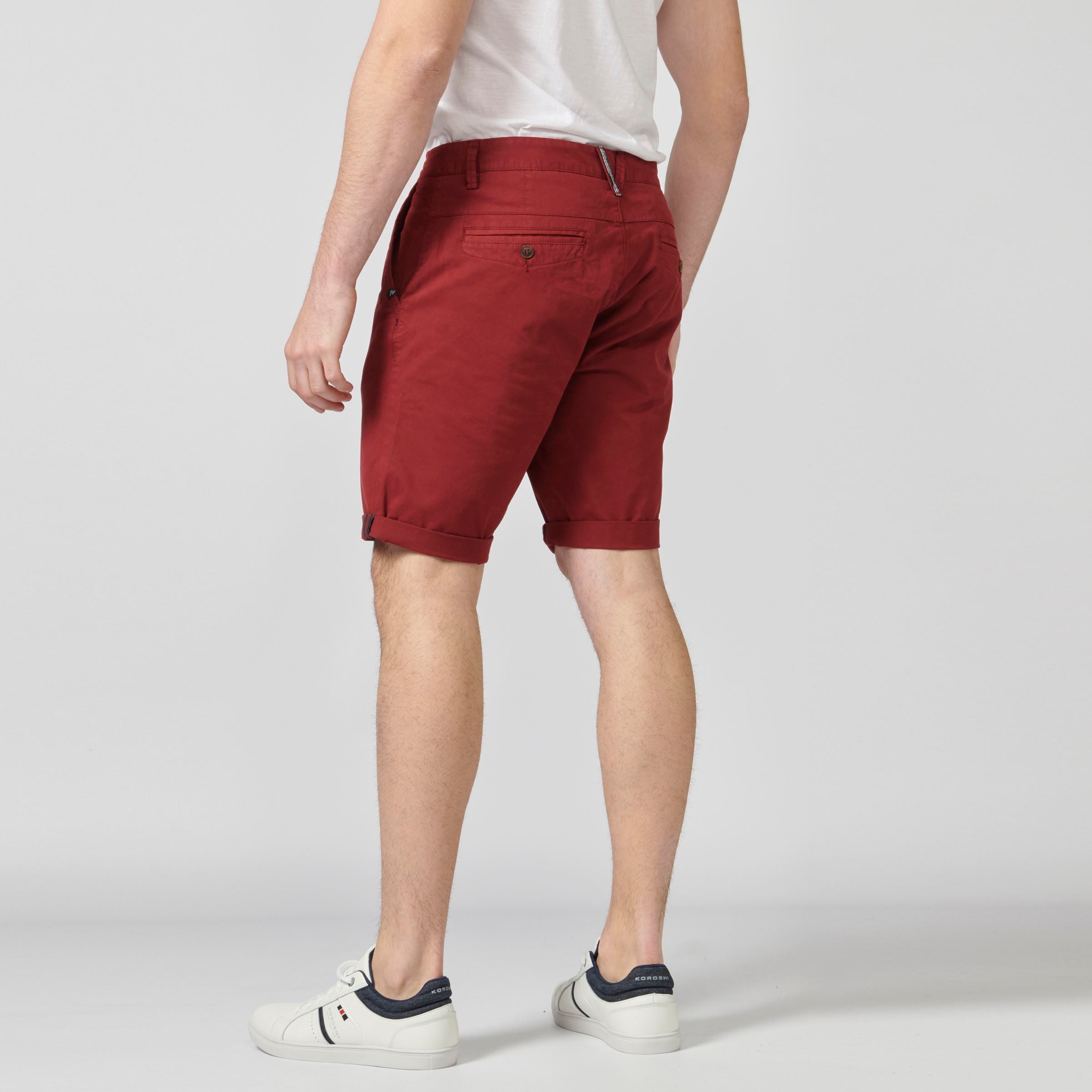 Pantalón Corto Chino de Algodón con Vuelta Hombre – Koroshi 2111PS06