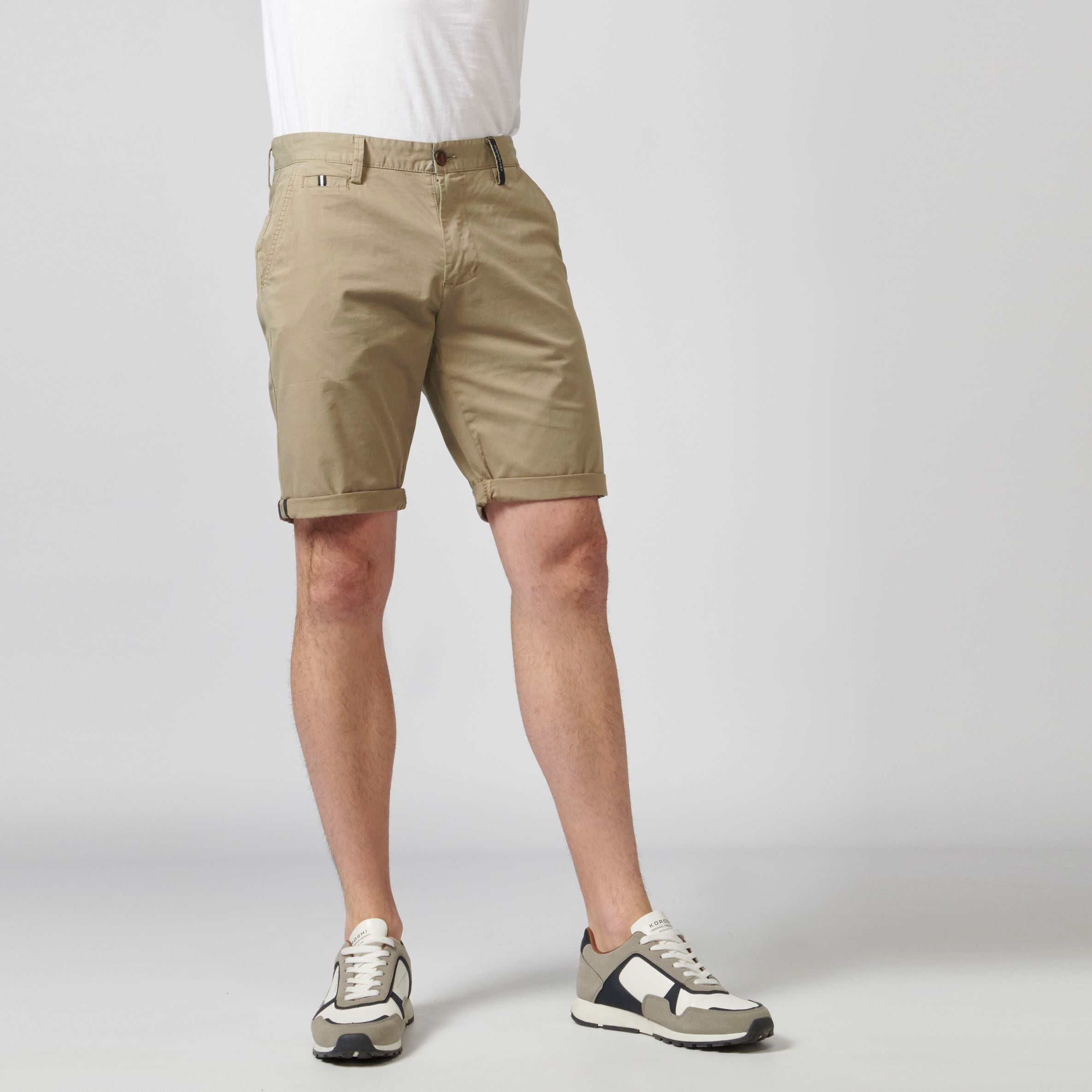 Pantalón Corto Chino de Algodón con Vuelta Hombre – Koroshi 2111PS06