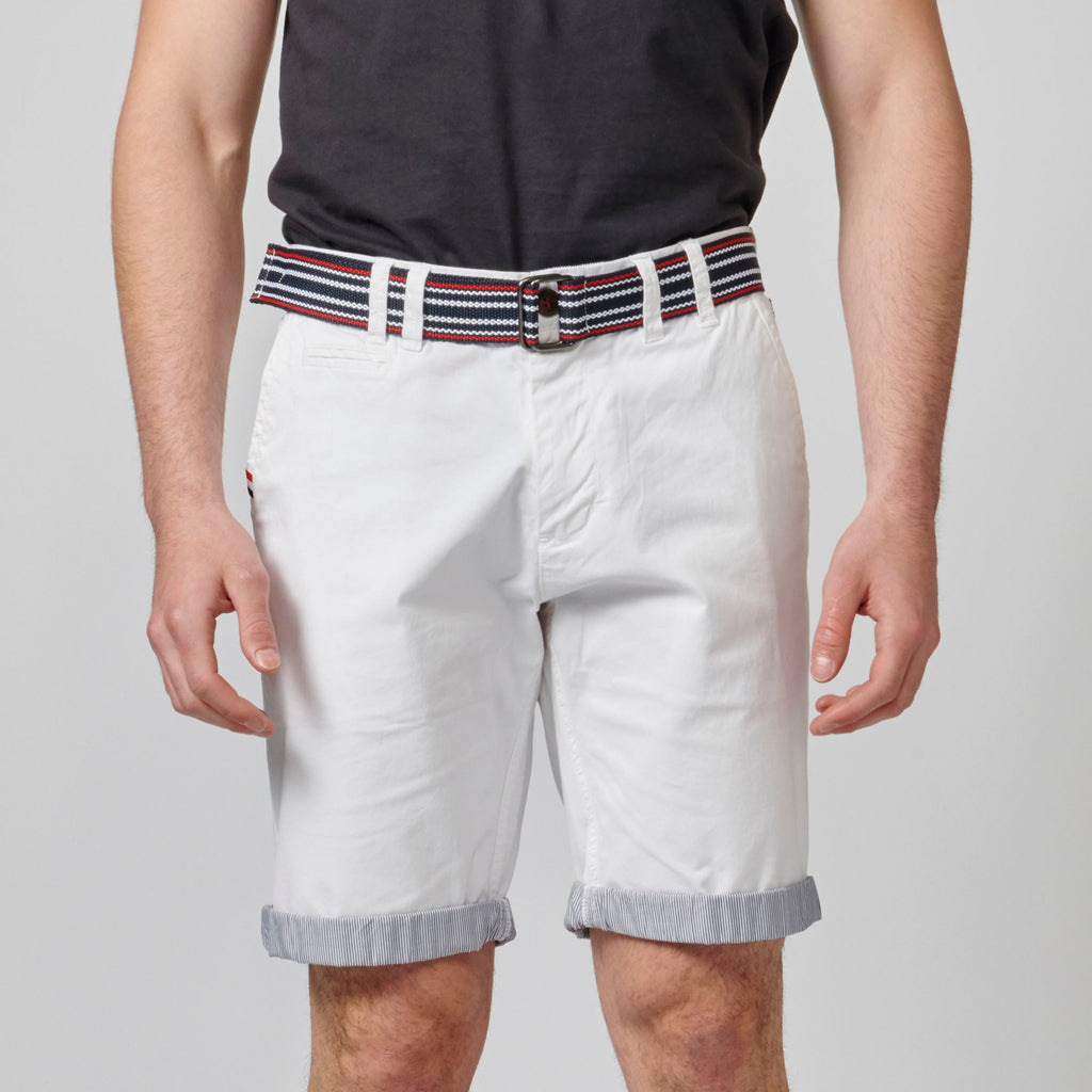 Bermuda Hombre Chino Algodón Stretch Vuelta Contraste – Koroshi 2111PS07