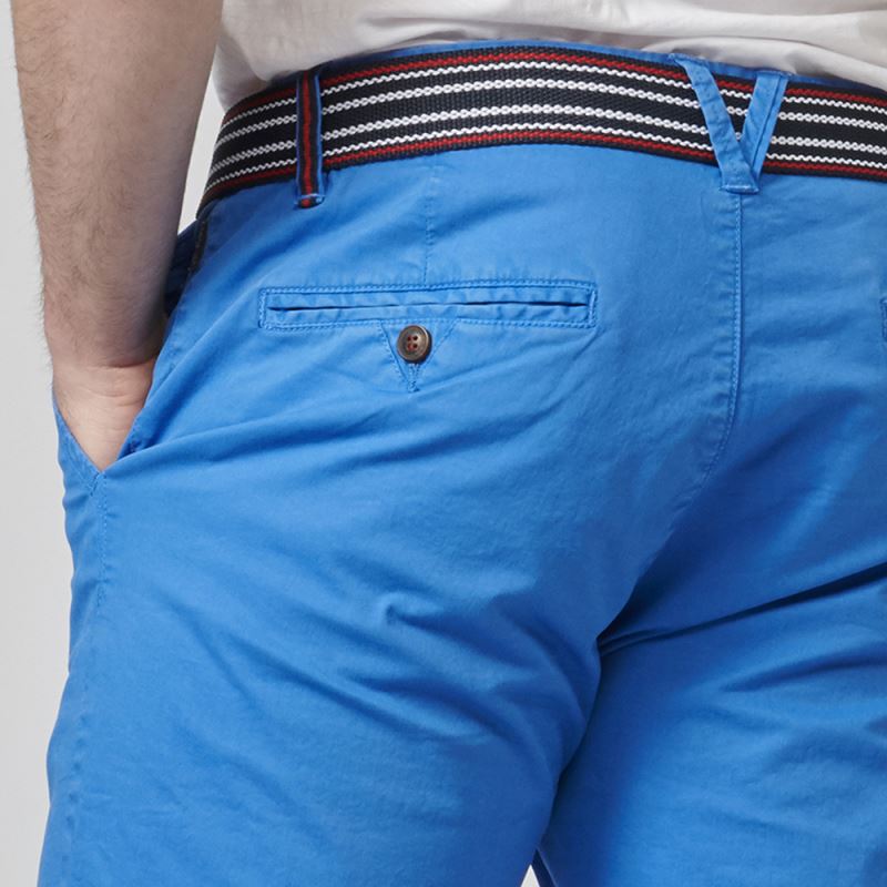 Bermuda Hombre Chino Algodón Stretch Vuelta Contraste – Koroshi 2111PS07