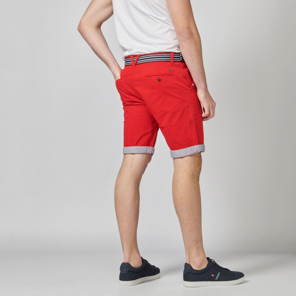 Bermuda Hombre Chino Algodón Stretch Vuelta Contraste – Koroshi 2111PS07