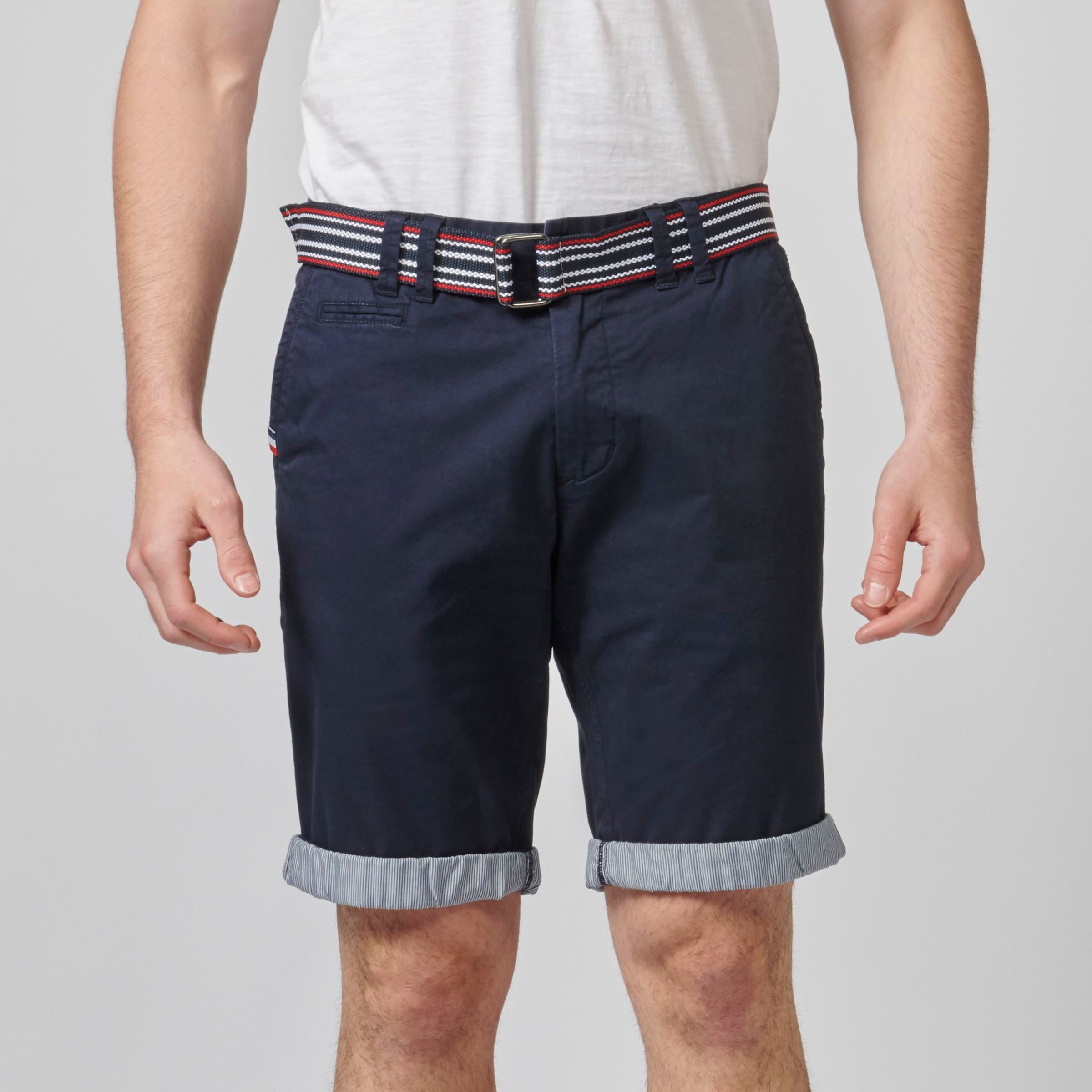 Bermuda Hombre Chino Algodón Stretch Vuelta Contraste – Koroshi 2111PS07