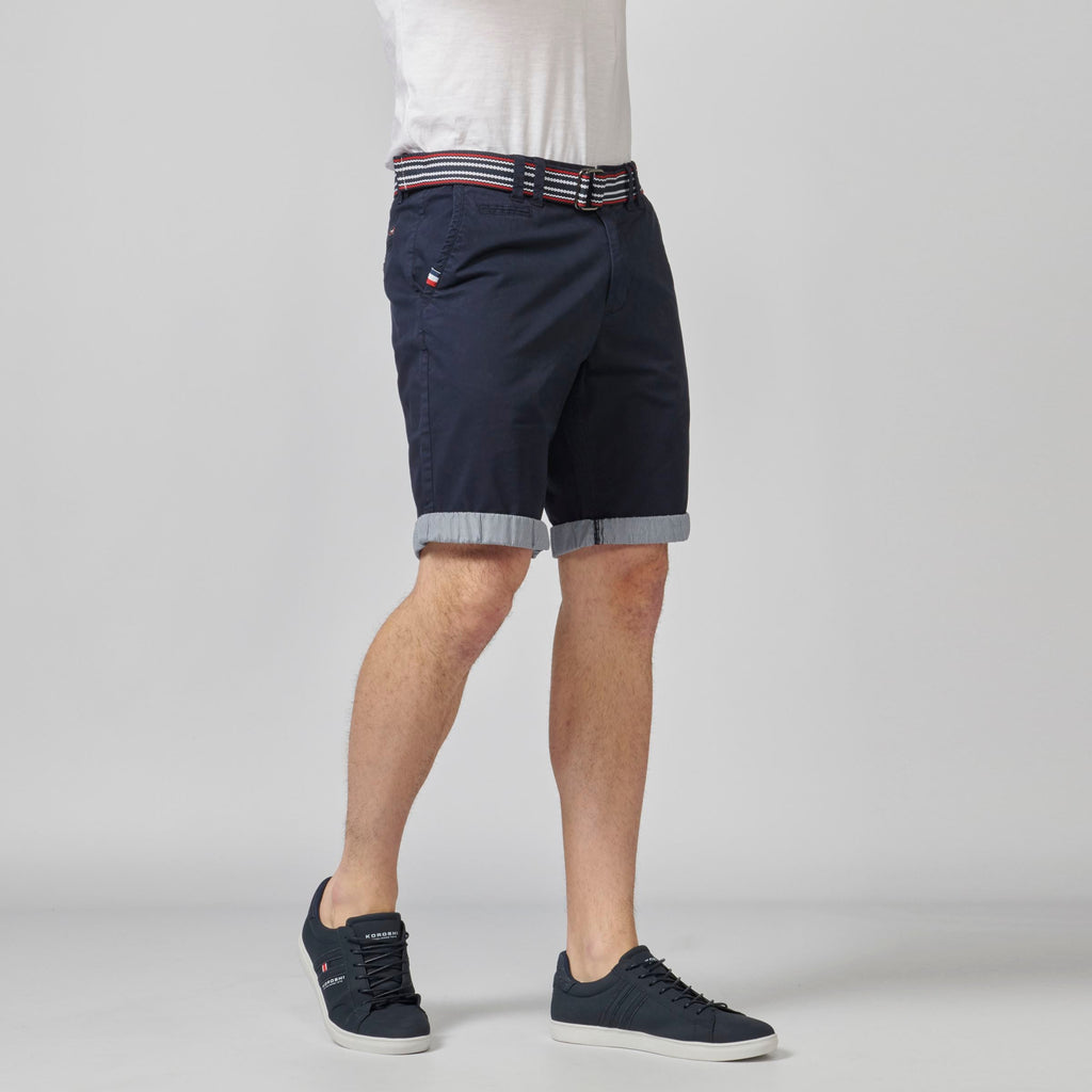 Bermuda Hombre Chino Algodón Stretch Vuelta Contraste – Koroshi 2111PS07