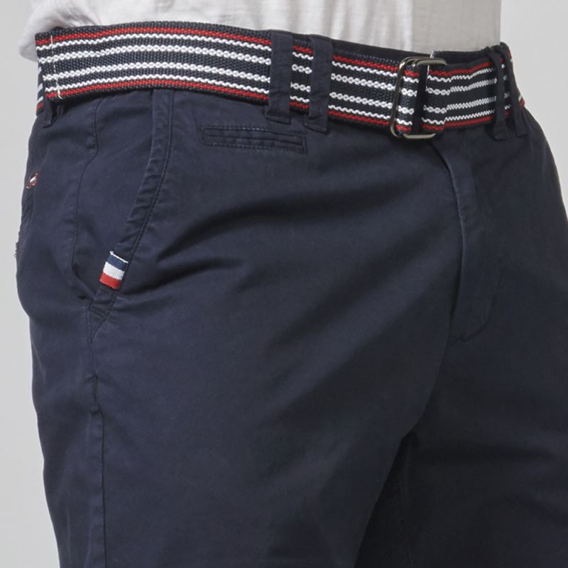 Bermuda Hombre Chino Algodón Stretch Vuelta Contraste – Koroshi 2111PS07