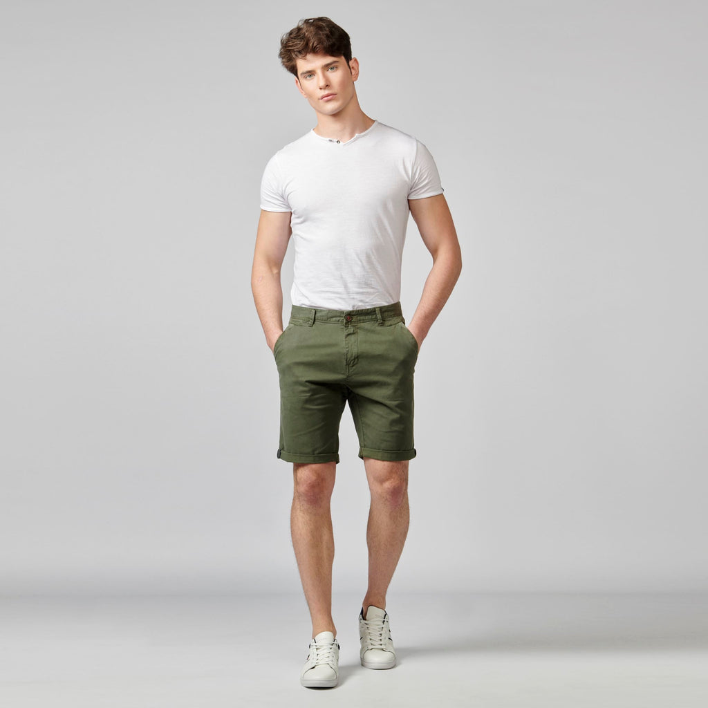 Pantalón Corto Chino de Algodón Stretch Hombre – Koroshi 2111PS08
