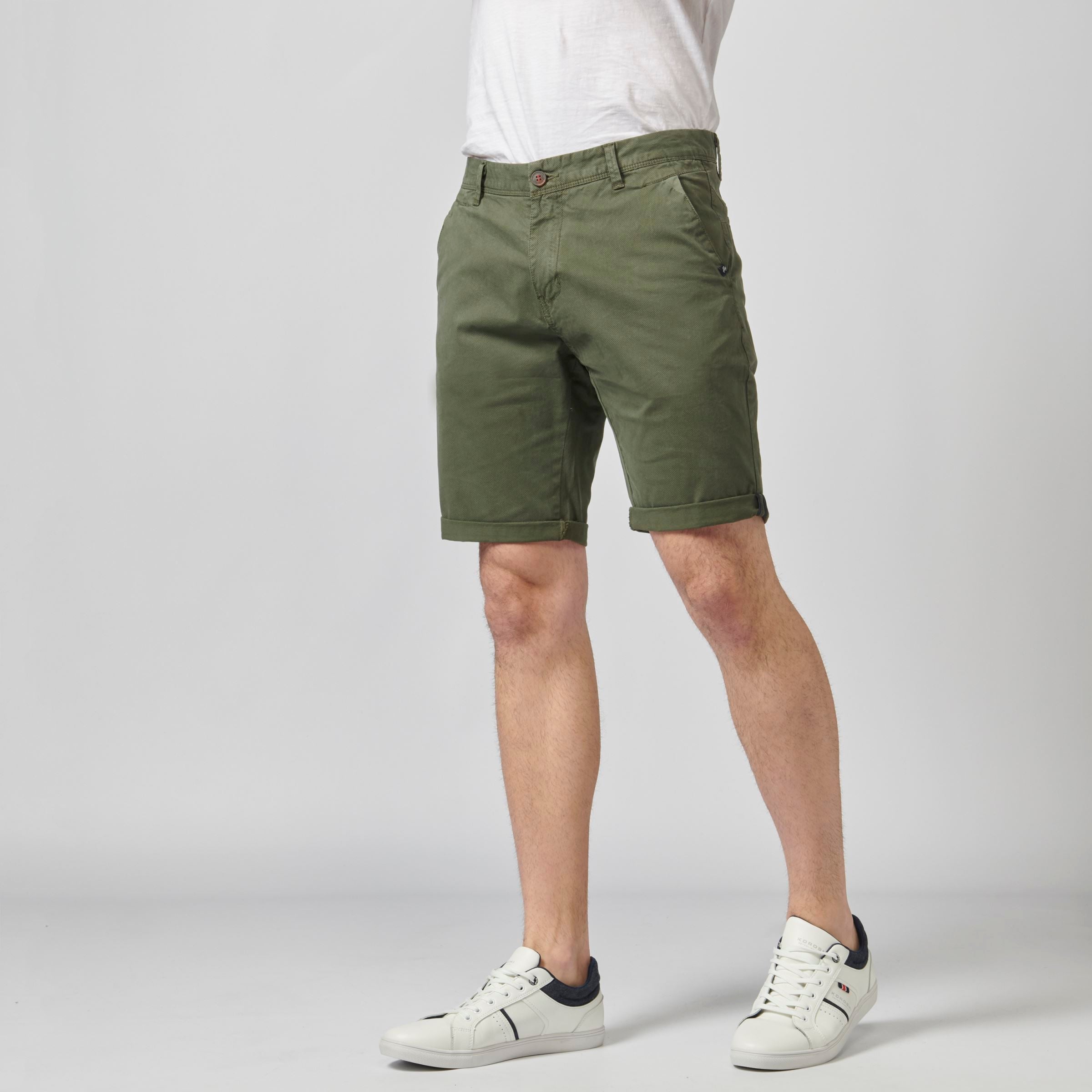 Pantalón Corto Chino de Algodón Stretch Hombre – Koroshi 2111PS08
