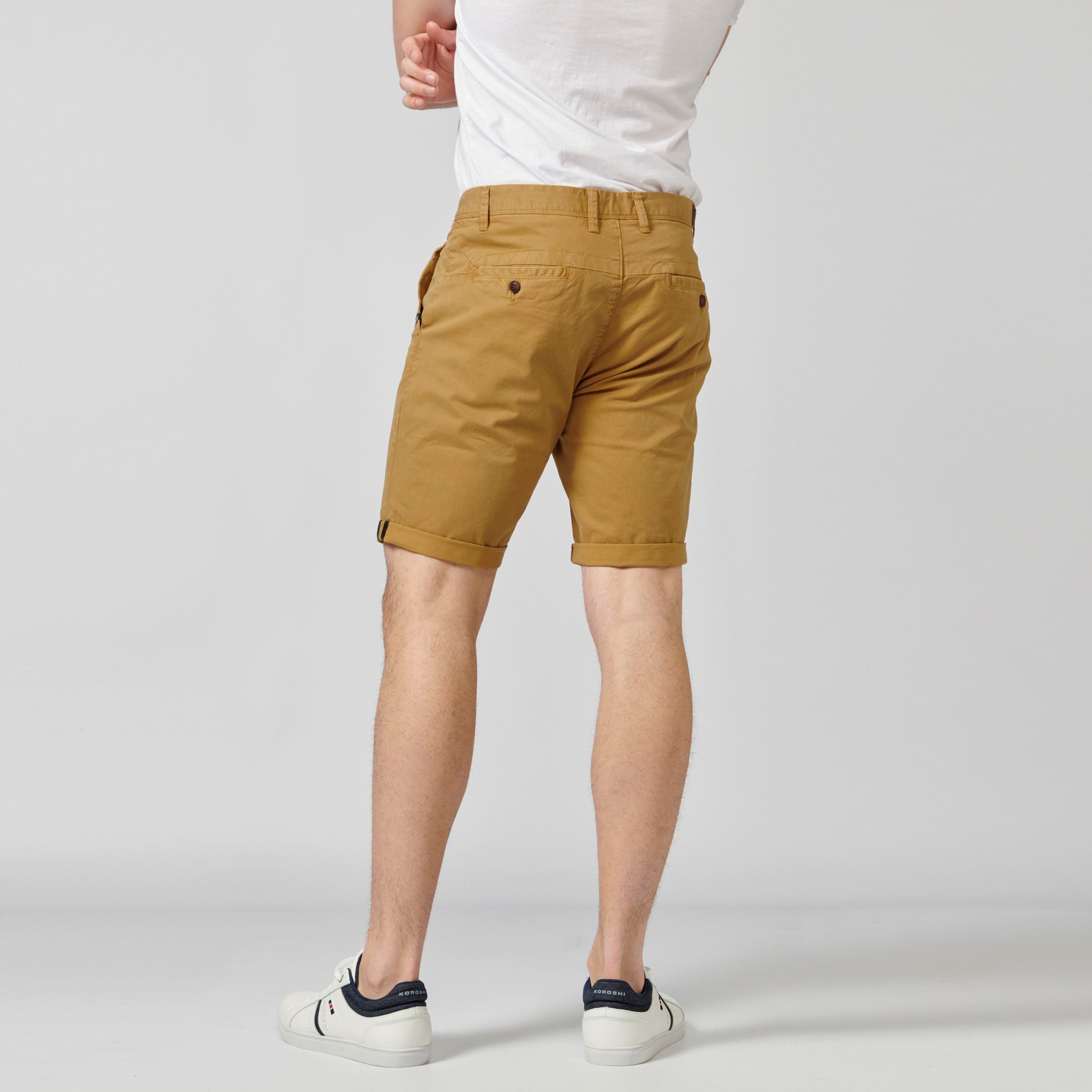 Pantalón Corto Chino de Algodón Stretch Hombre – Koroshi 2111PS08