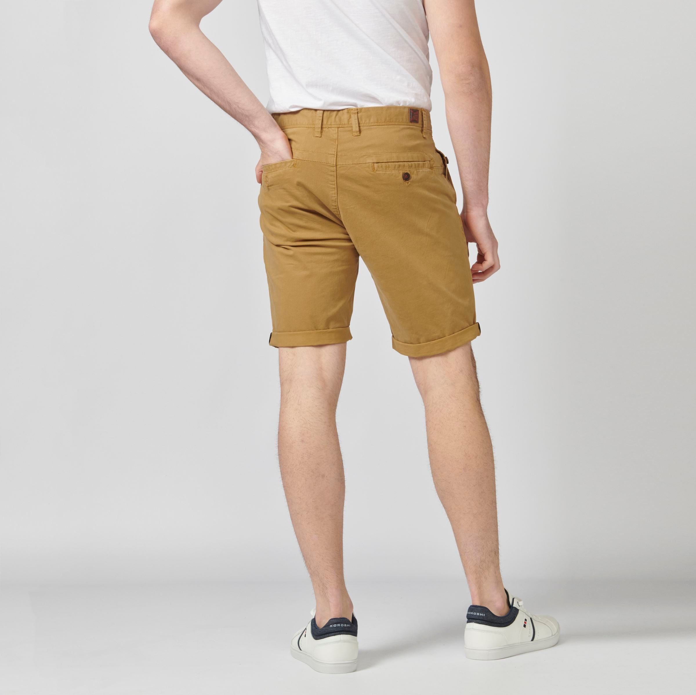 Pantalón Corto Chino de Algodón Stretch Hombre – Koroshi 2111PS08
