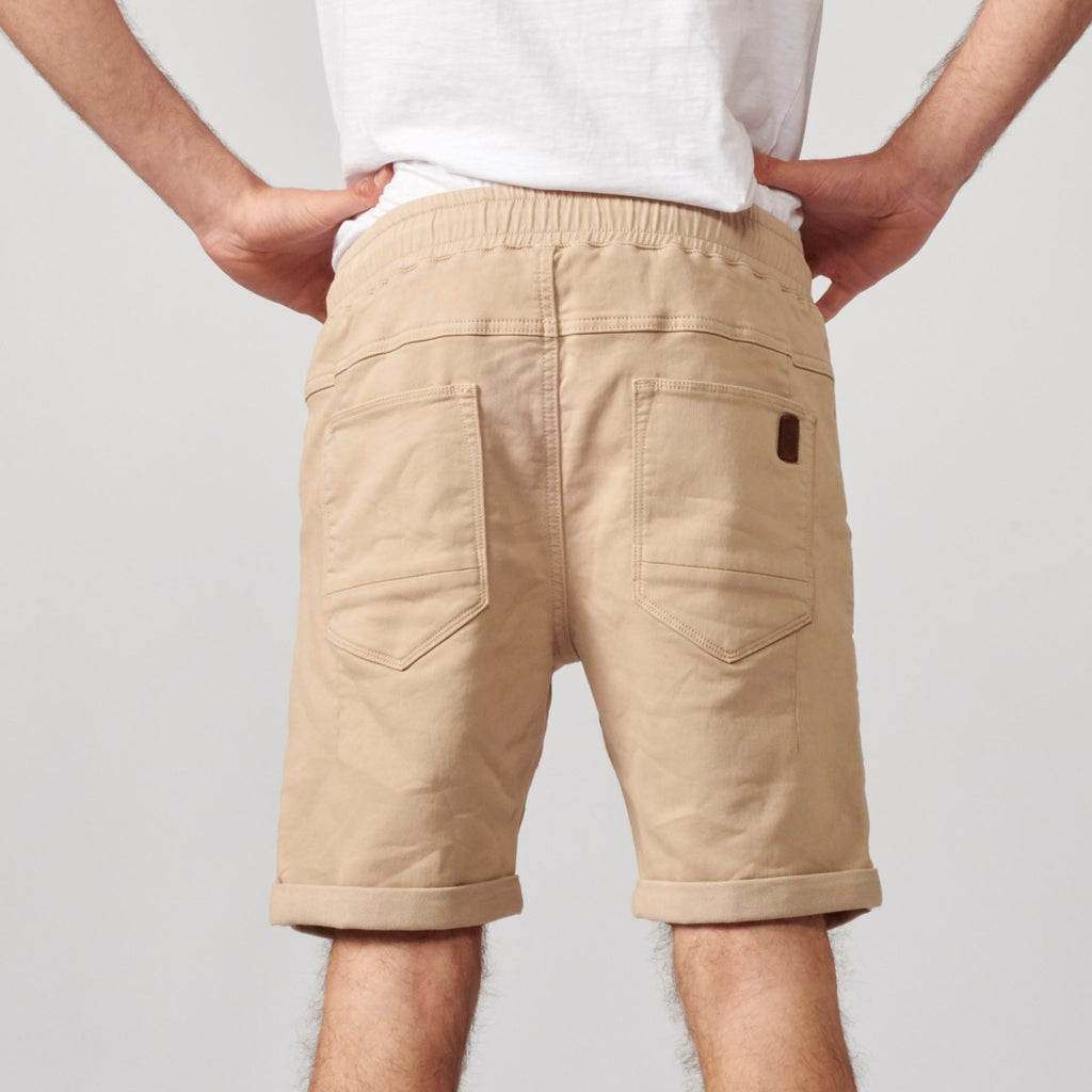 Bermuda Jogger Knit Denim Cintura Elástica Hombre – Koroshi 2111PS85