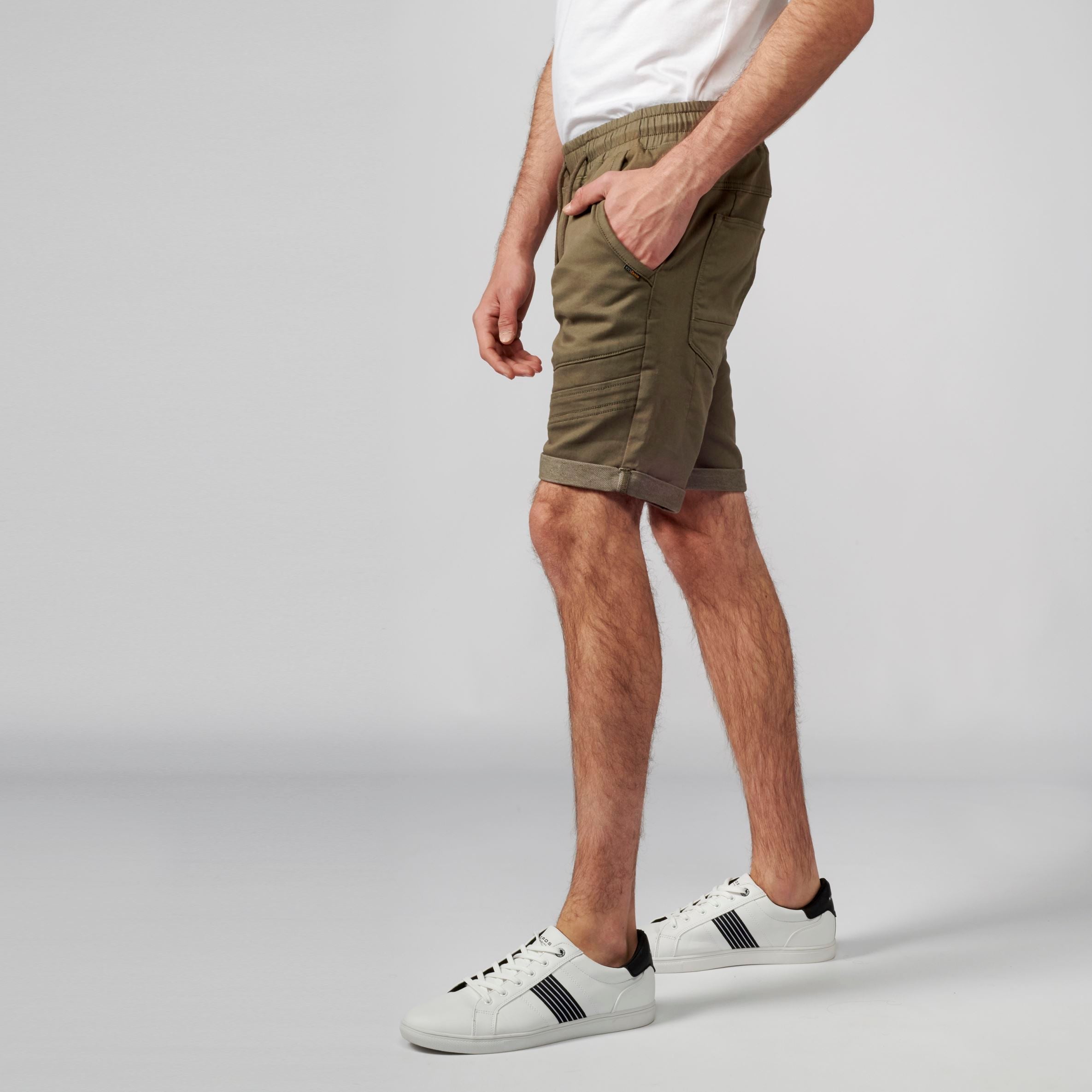 Bermuda Jogger Knit Denim Cintura Elástica Hombre – Koroshi 2111PS85