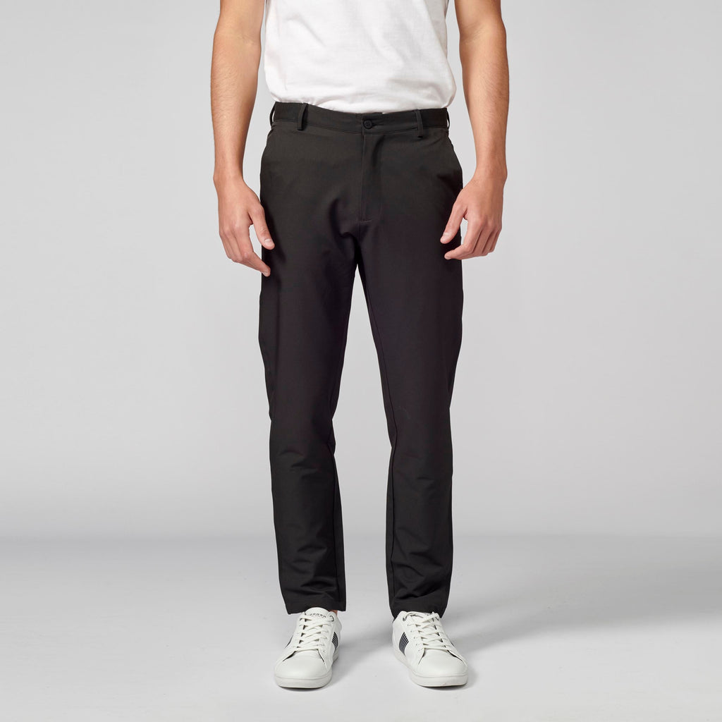 Pantalón de Vestir Hombre Tejido Bielástico – Koroshi Negro