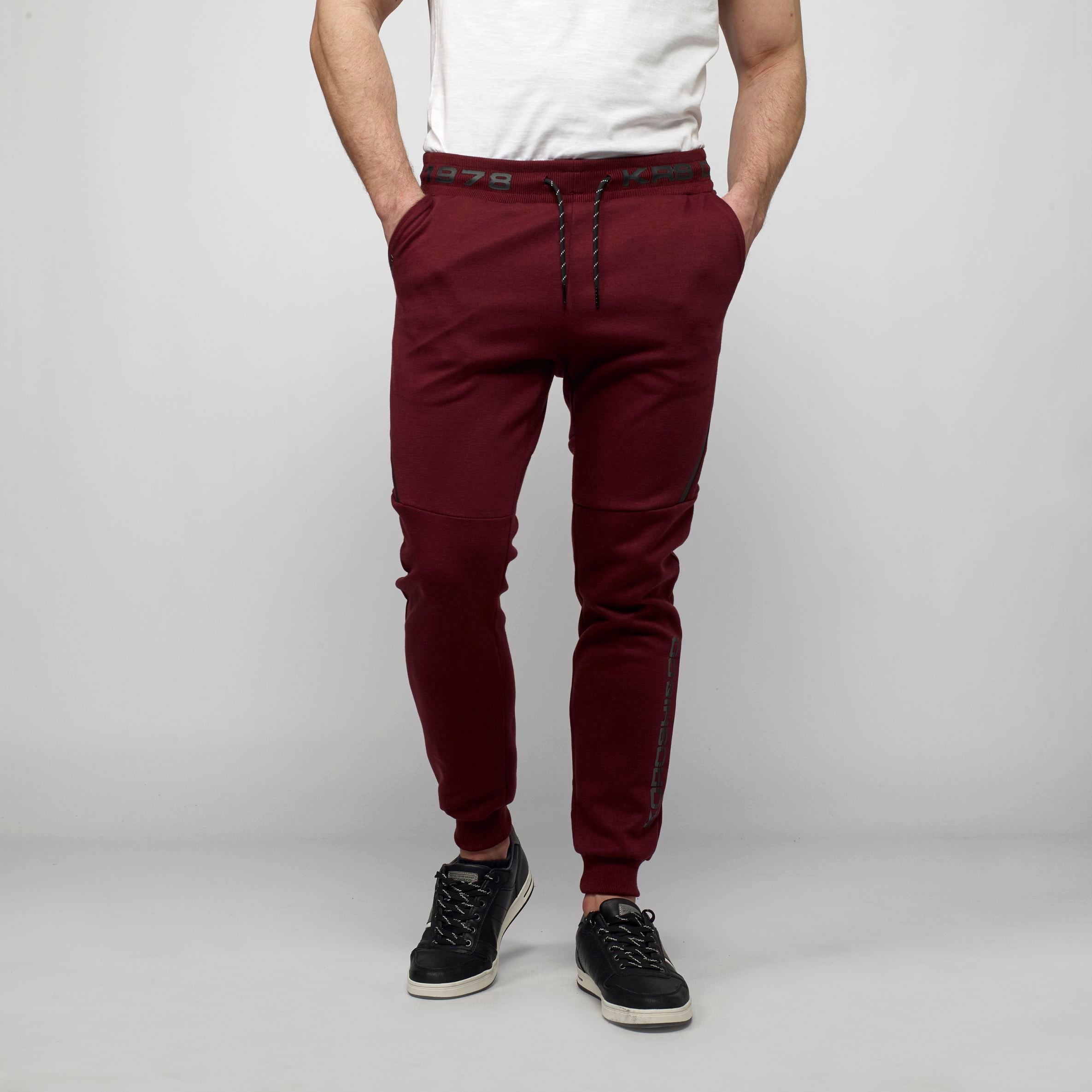 Pantalón Jogger Hombre Felpa con Banda Lateral – Koroshi 2111PT87