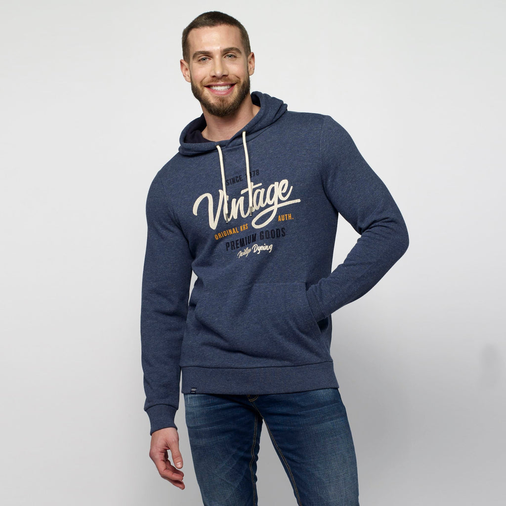 Sudadera con Capucha Hombre Estampado Vintage – Koroshi 2111SU13