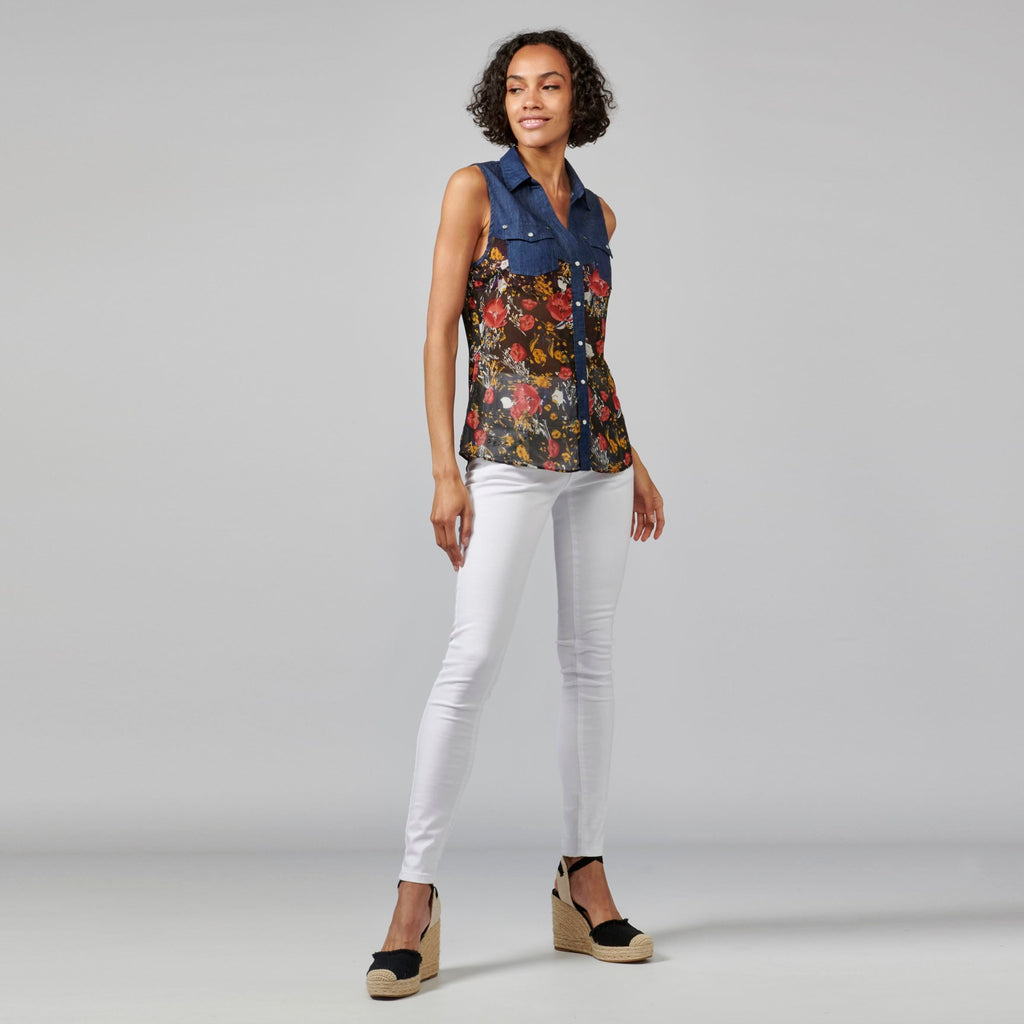 Blusa Estampado Mandala Mujer Manga Larga Amplia – Koroshi 2112BL75