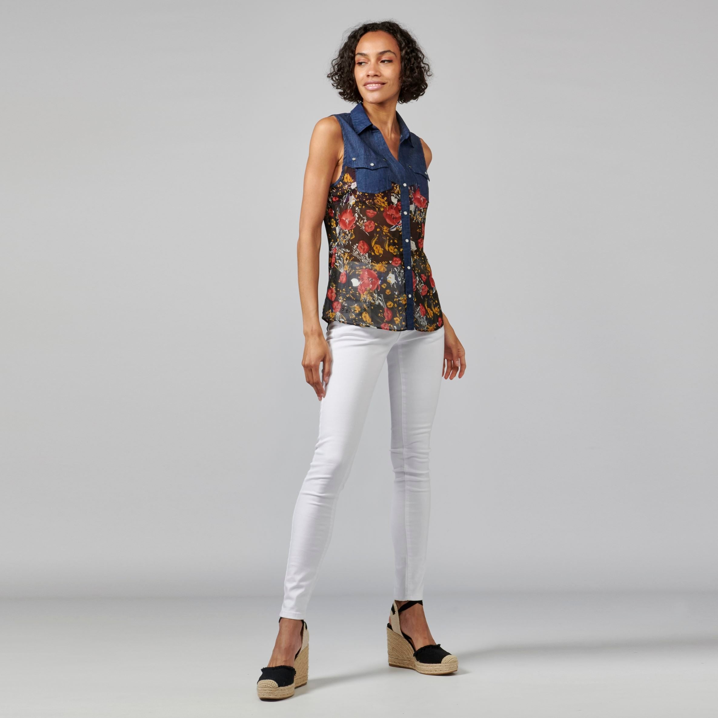 Blusa Estampado Mandala Mujer Manga Larga Amplia – Koroshi 2112BL75