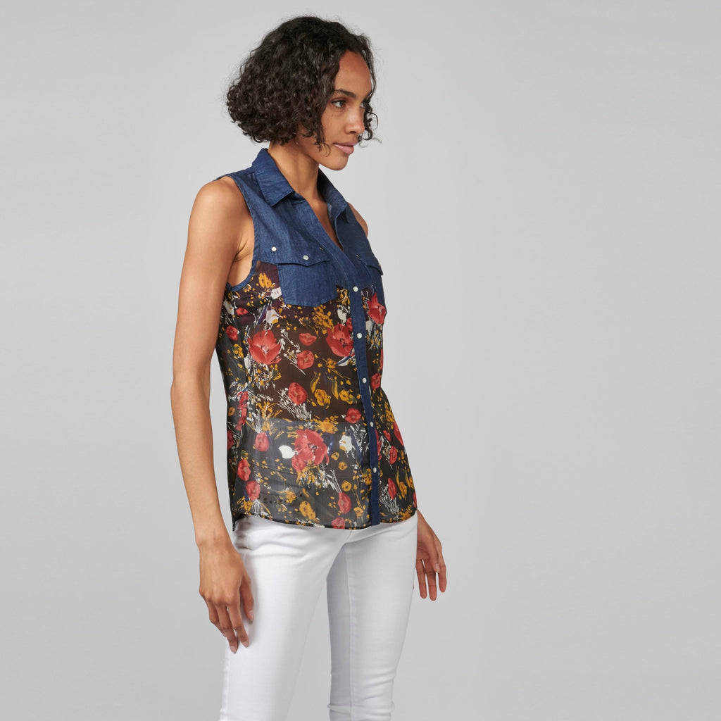 Blusa Estampado Mandala Mujer Manga Larga Amplia – Koroshi 2112BL75