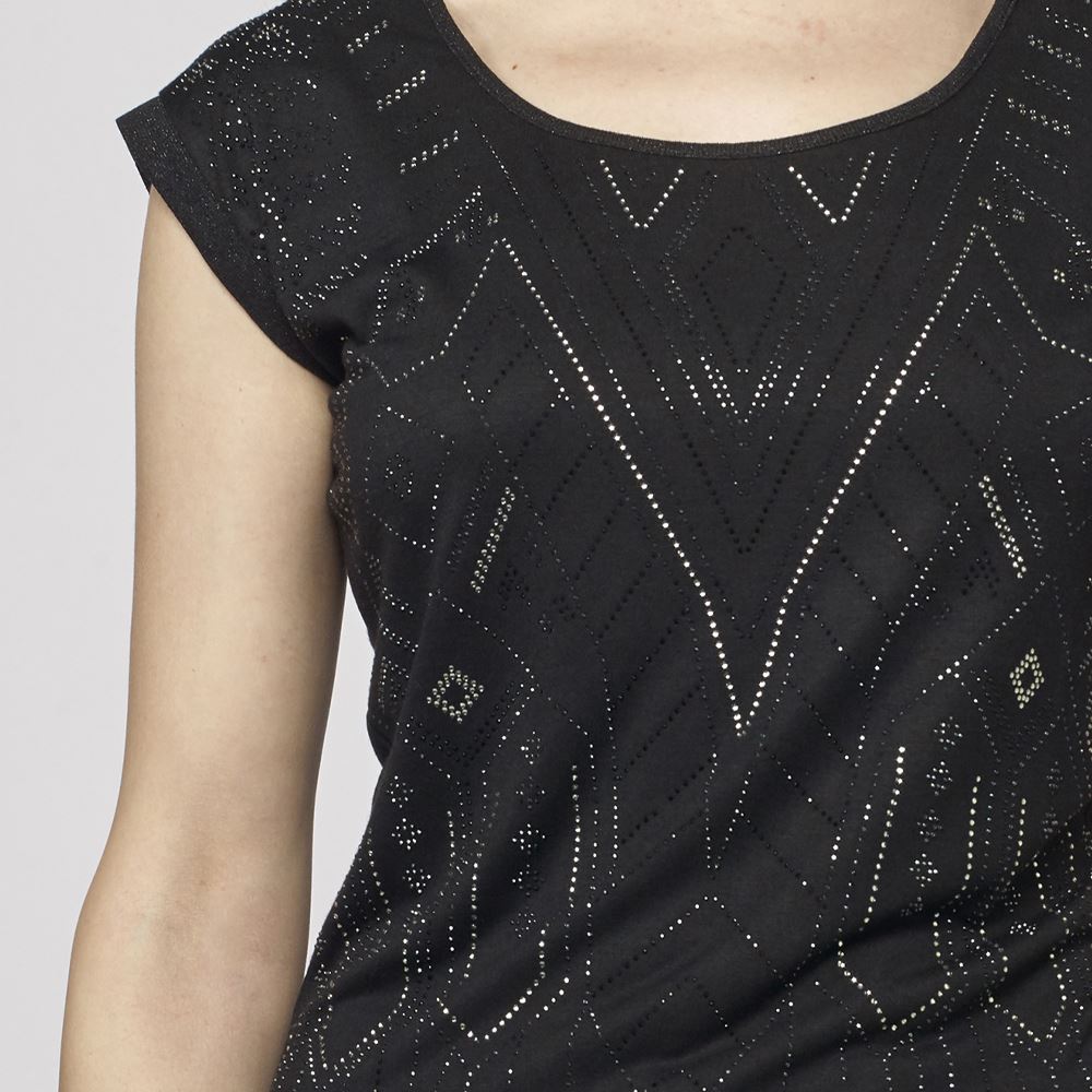 Top Fluido Mujer Estampado Étnico – Koroshi 2112TP13