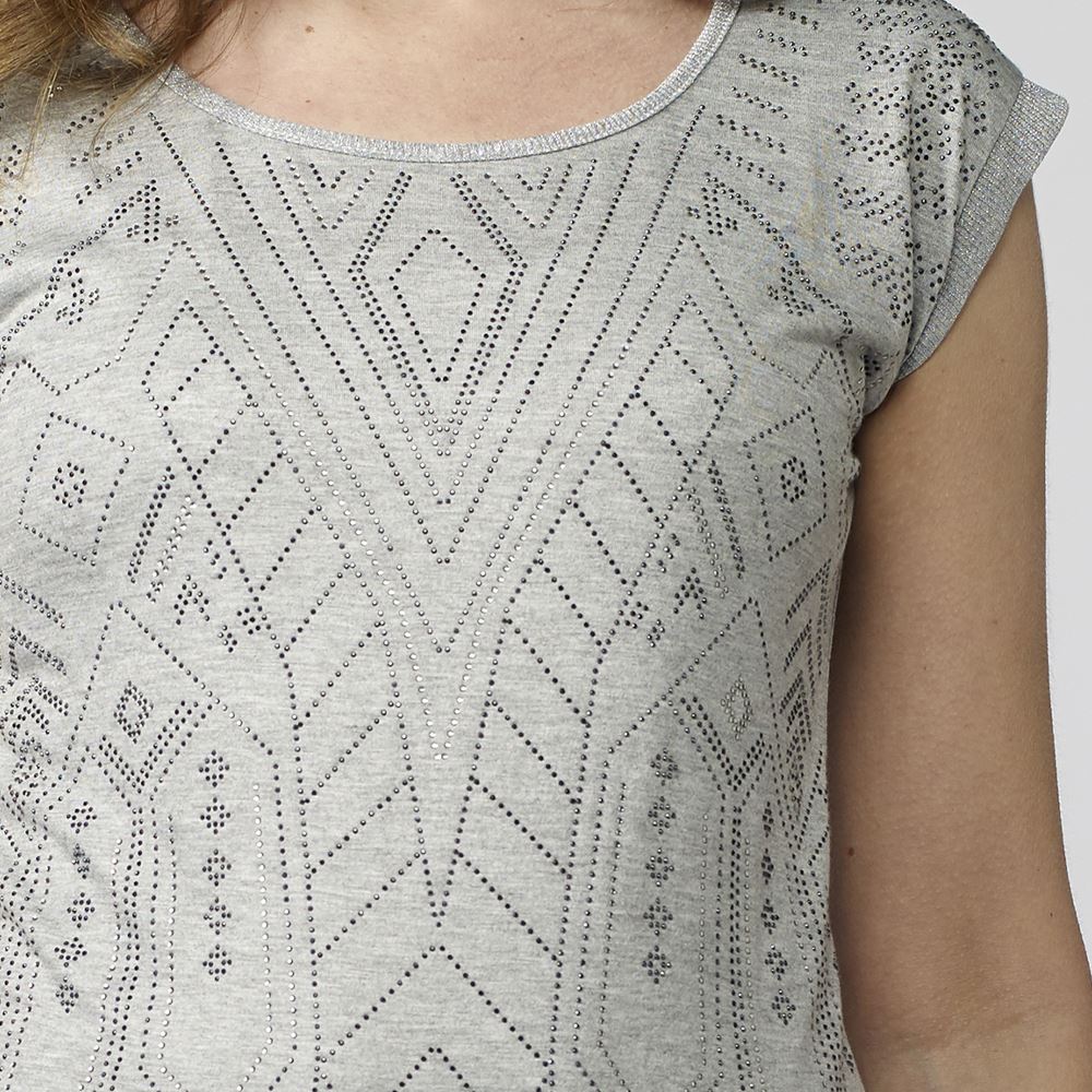 Top Fluido Mujer Estampado Étnico – Koroshi 2112TP13