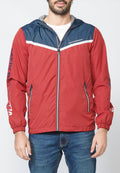 Cazadora Hombre con Capucha y Diseño Color Block – Koroshi 2211JA13