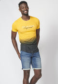 Camiseta Hombre Manga Corta Estampado Degradado 100% Algodón – Koroshi 2211MC00