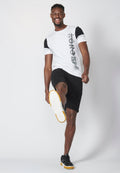 Camiseta Hombre Manga Corta Combinada Logo Lateral – Koroshi 2211MC21