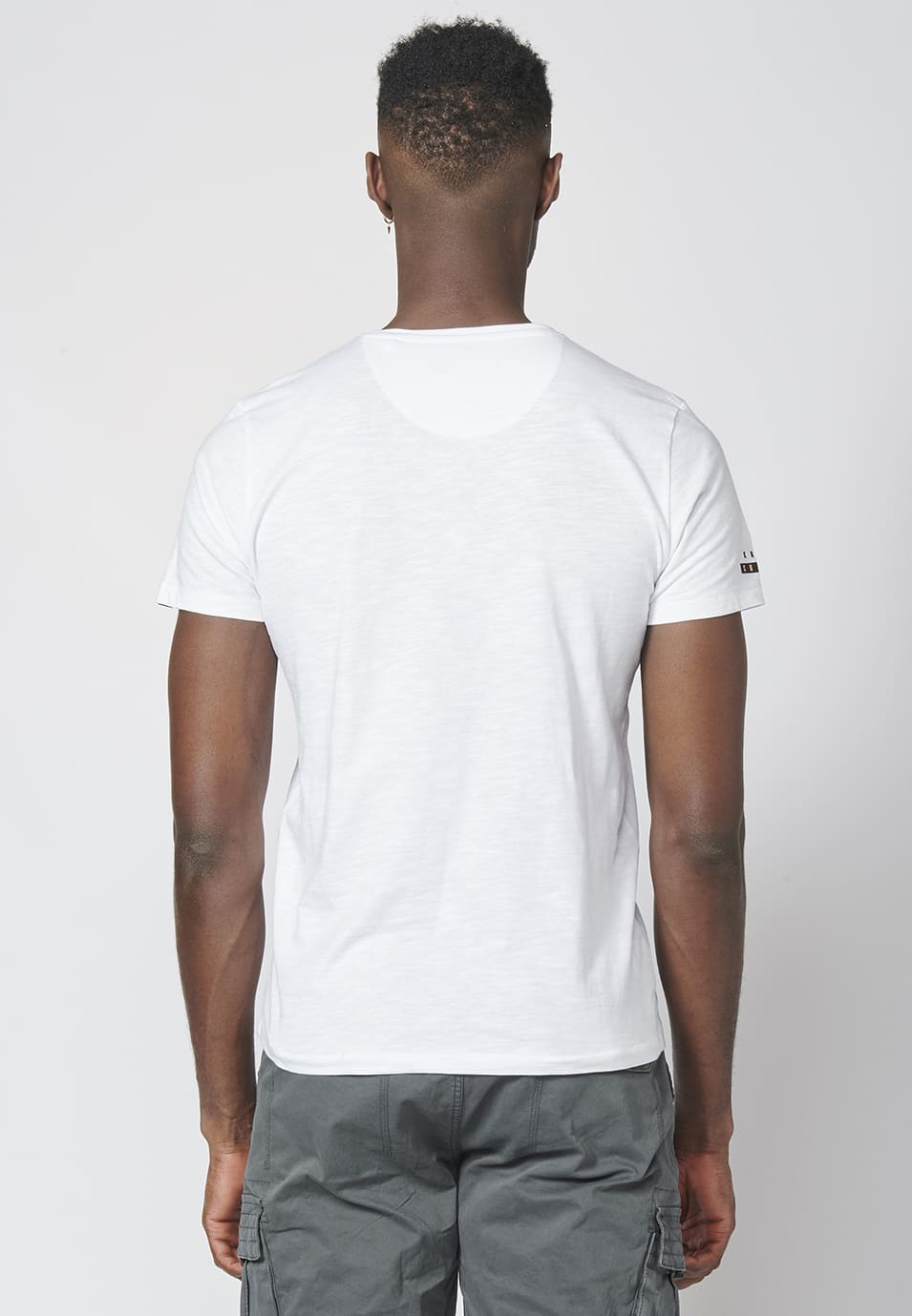 Camiseta Manga Corta Hombre Estampado Surfero 100% Algodón – Koroshi 2211MC28