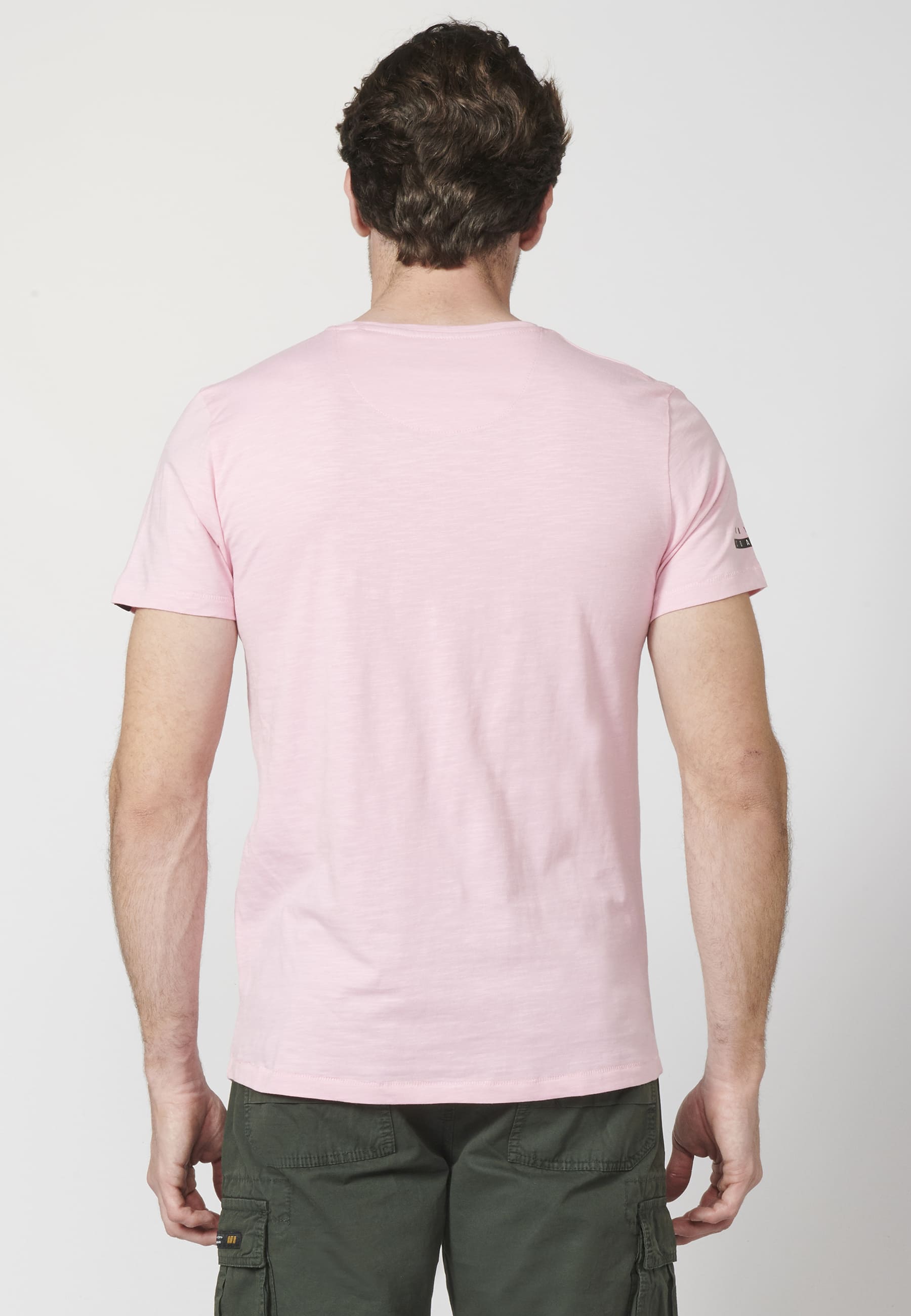 Camiseta Manga Corta Hombre Estampado Surfero 100% Algodón – Koroshi 2211MC28
