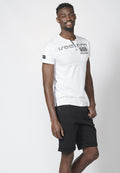 Camiseta Manga Corta Hombre Cuello con Tapeta y Botones – Koroshi 2211MC36