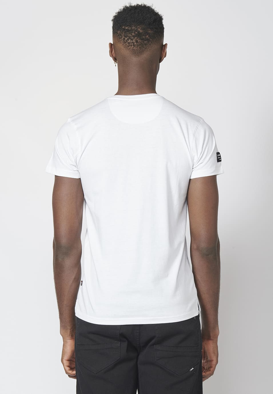 Camiseta Manga Corta Hombre Cuello con Tapeta y Botones – Koroshi 2211MC36