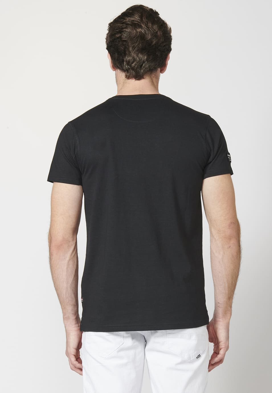 Camiseta Manga Corta Hombre Cuello con Tapeta y Botones – Koroshi 2211MC36
