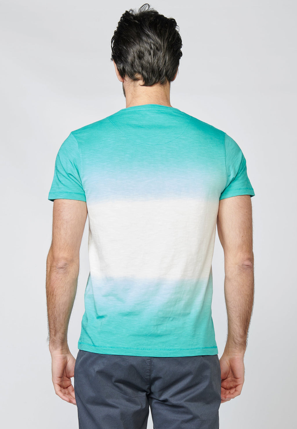 Camiseta Hombre Manga Corta Estampado Dip Dye – Koroshi 2211MC41