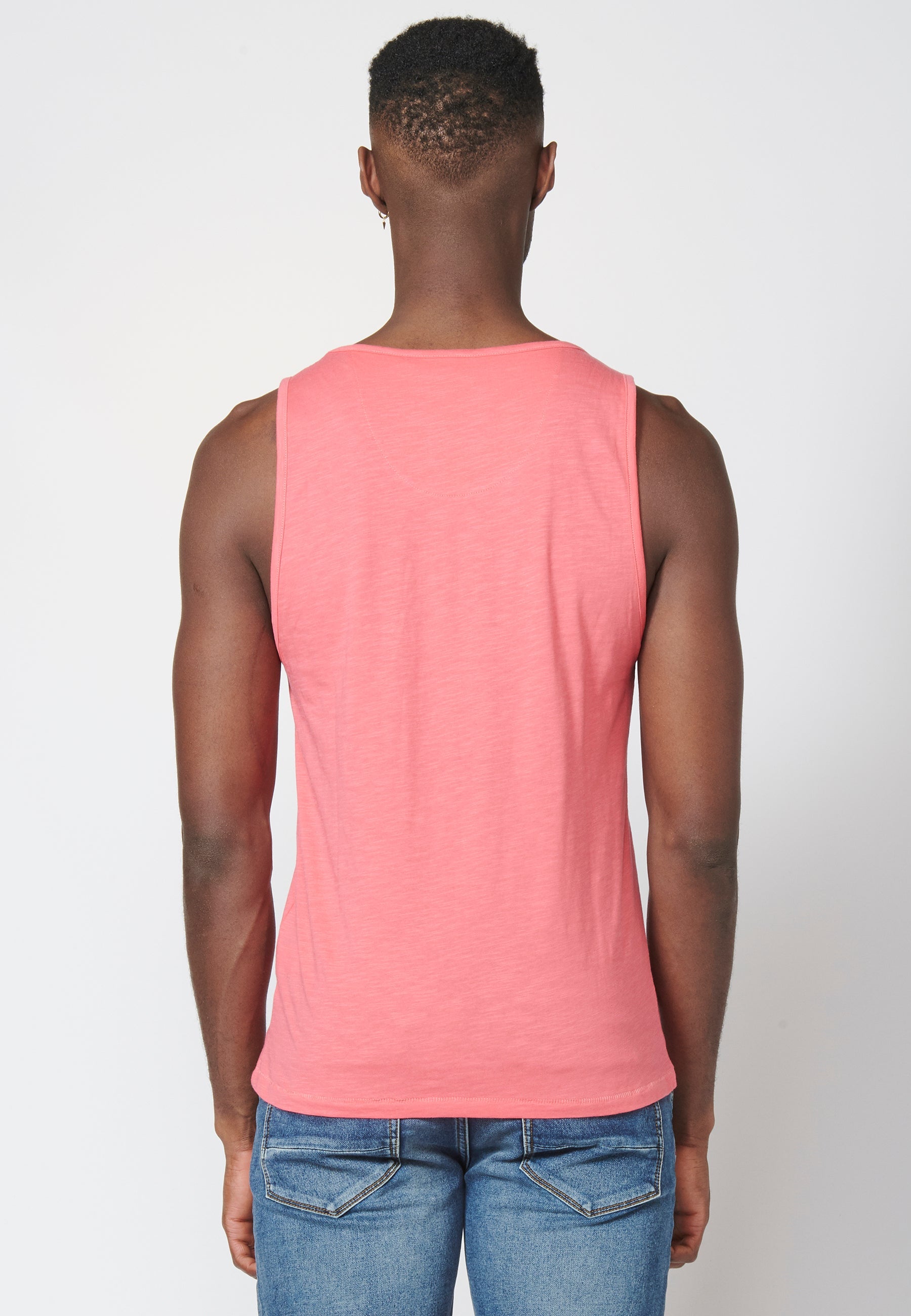 Camiseta de Tirantes Hombre Estampado California – Koroshi 2211MS03