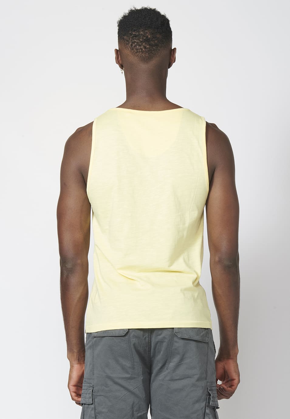 Camiseta de Tirantes Hombre Estampado California – Koroshi 2211MS03