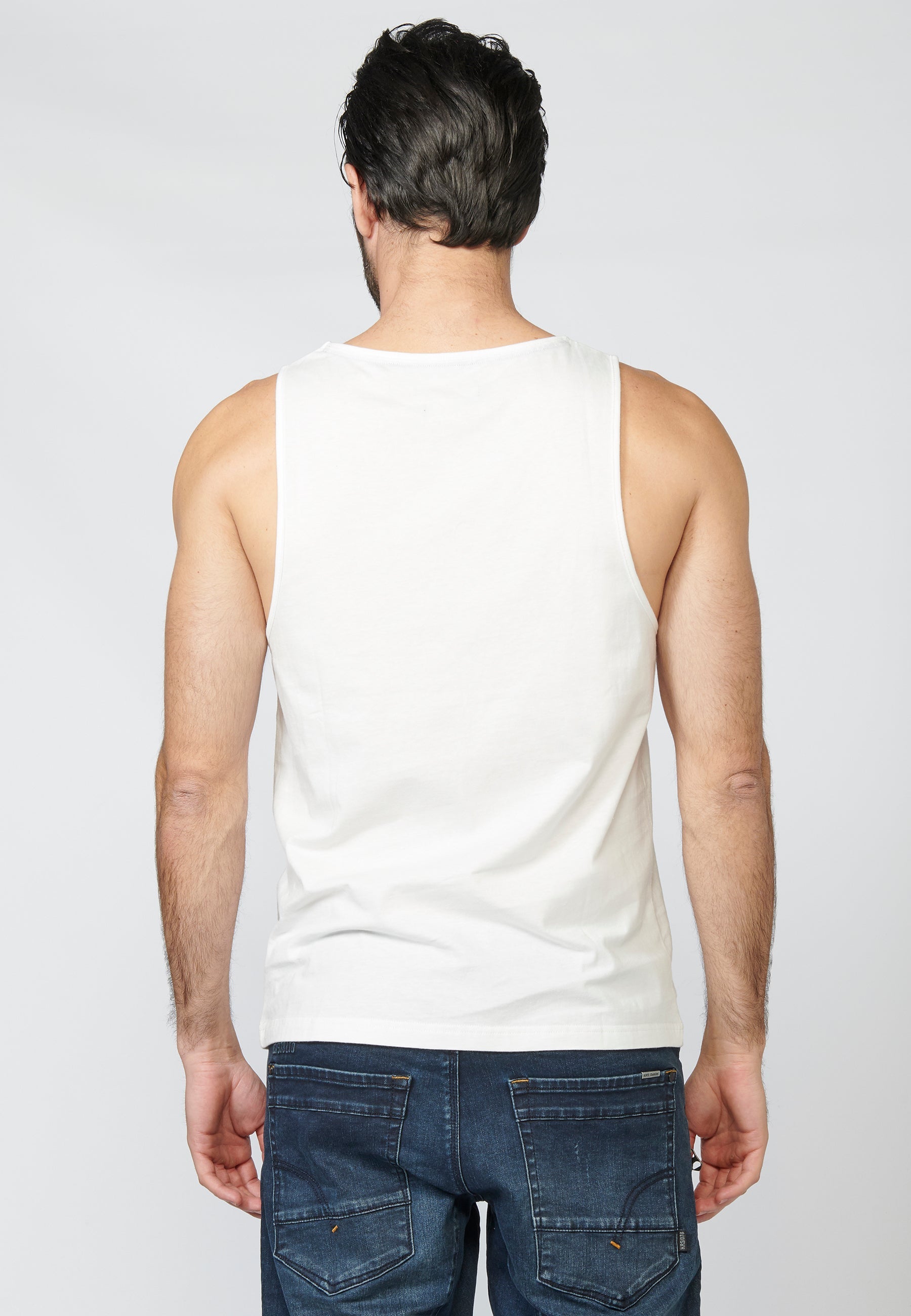 Camiseta de Tirantes Hombre Estampado Surfero – Koroshi 2211MS06