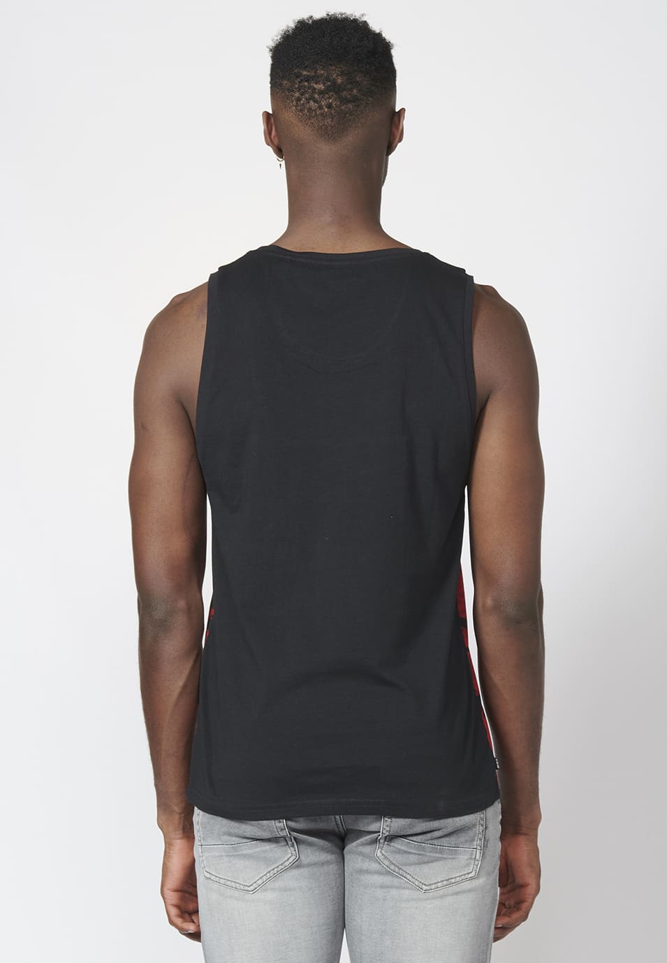 Camiseta de Tirantes Hombre Estampado Camuflaje – Koroshi 2211MS07