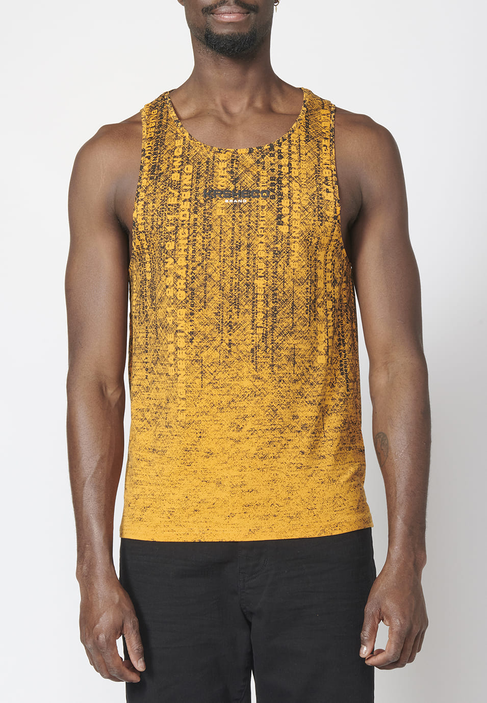 Camiseta de Tirantes Hombre Estampado Degradado – Koroshi 2211MS11