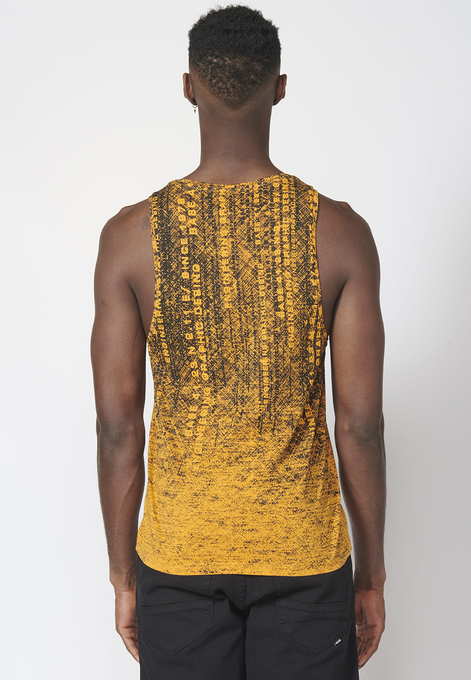 Camiseta de Tirantes Hombre Estampado Degradado – Koroshi 2211MS11
