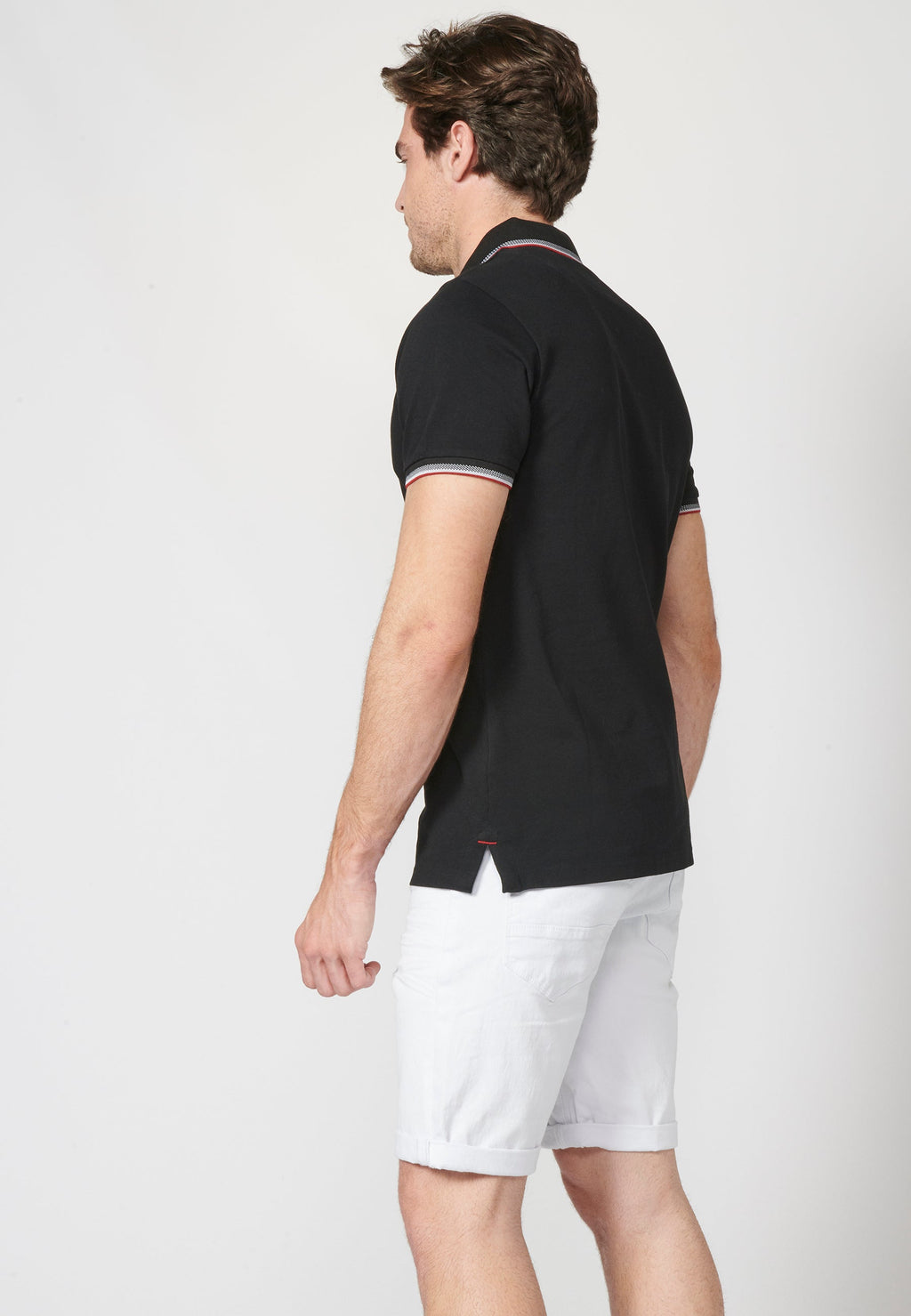 Polo Piqué Hombre Manga Corta Cuello Camisero – Koroshi 2211PC23