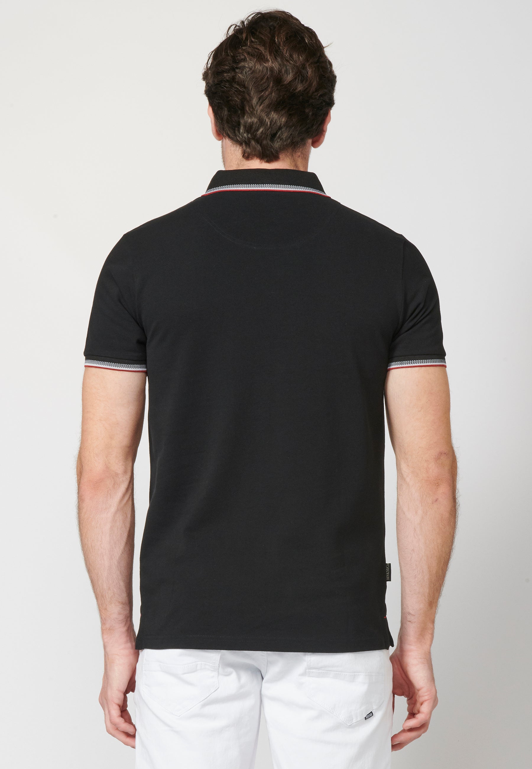 Polo Piqué Hombre Manga Corta Cuello Camisero – Koroshi 2211PC23