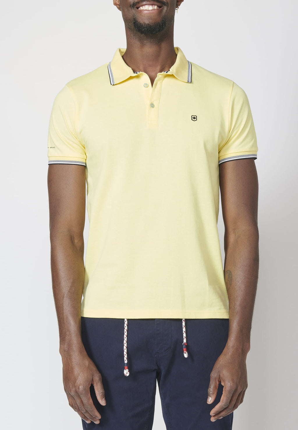 Polo Piqué Hombre Manga Corta Cuello Camisero – Koroshi 2211PC23