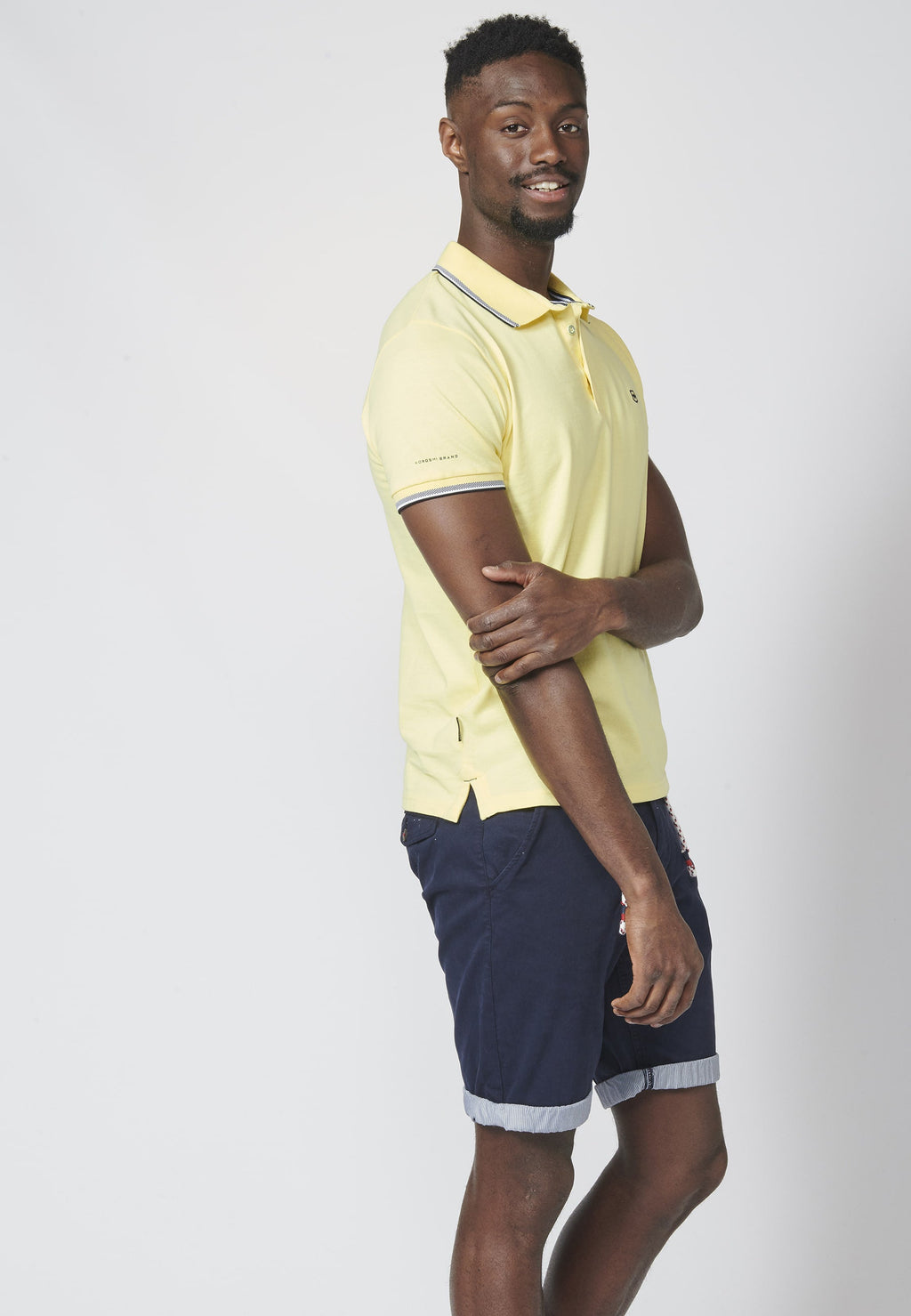 Polo Piqué Hombre Manga Corta Cuello Camisero – Koroshi 2211PC23