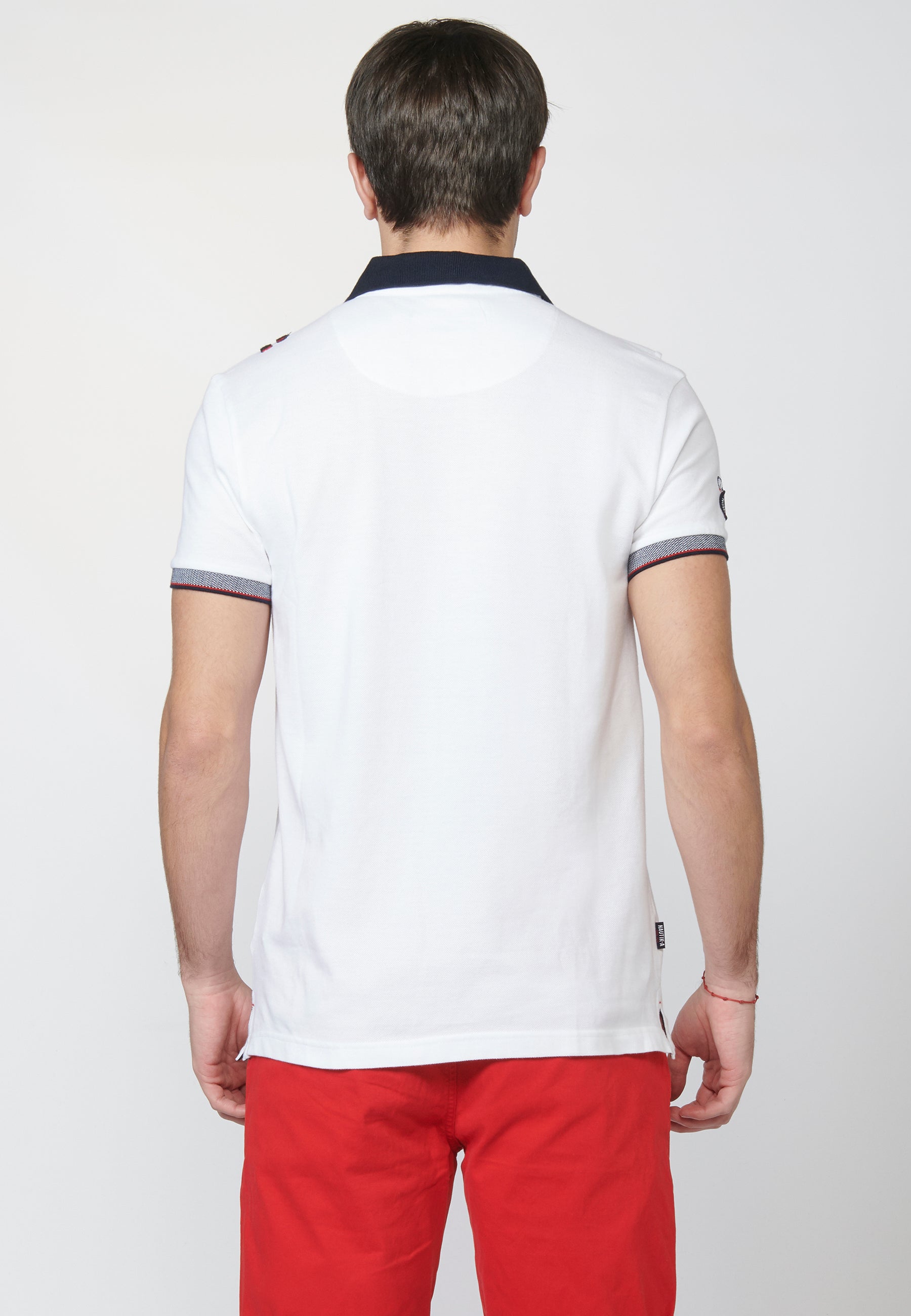 Polo Piqué Hombre Manga Corta Bordado Náutico – Koroshi 2211PC24