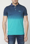 Polo Hombre Manga Corta Estampado Degradado – Koroshi Menta