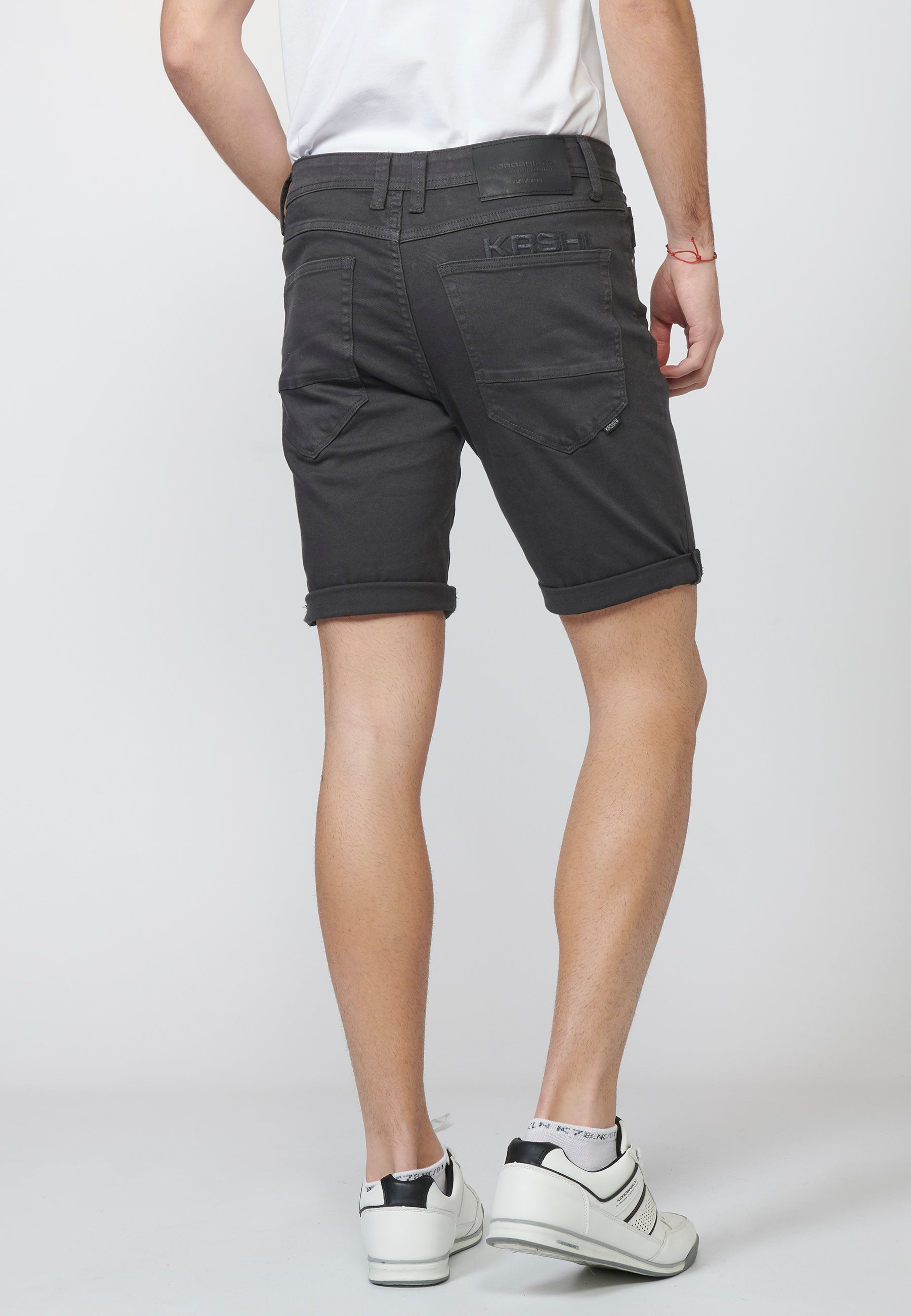 Short Hombre Tapered Algodón con Cadena Extraíble – Koroshi 2211PS03
