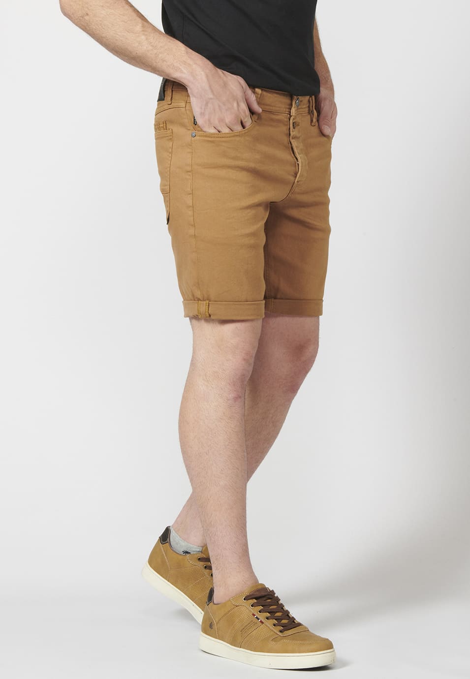 Short Hombre Tapered Algodón con Cadena Extraíble – Koroshi 2211PS03
