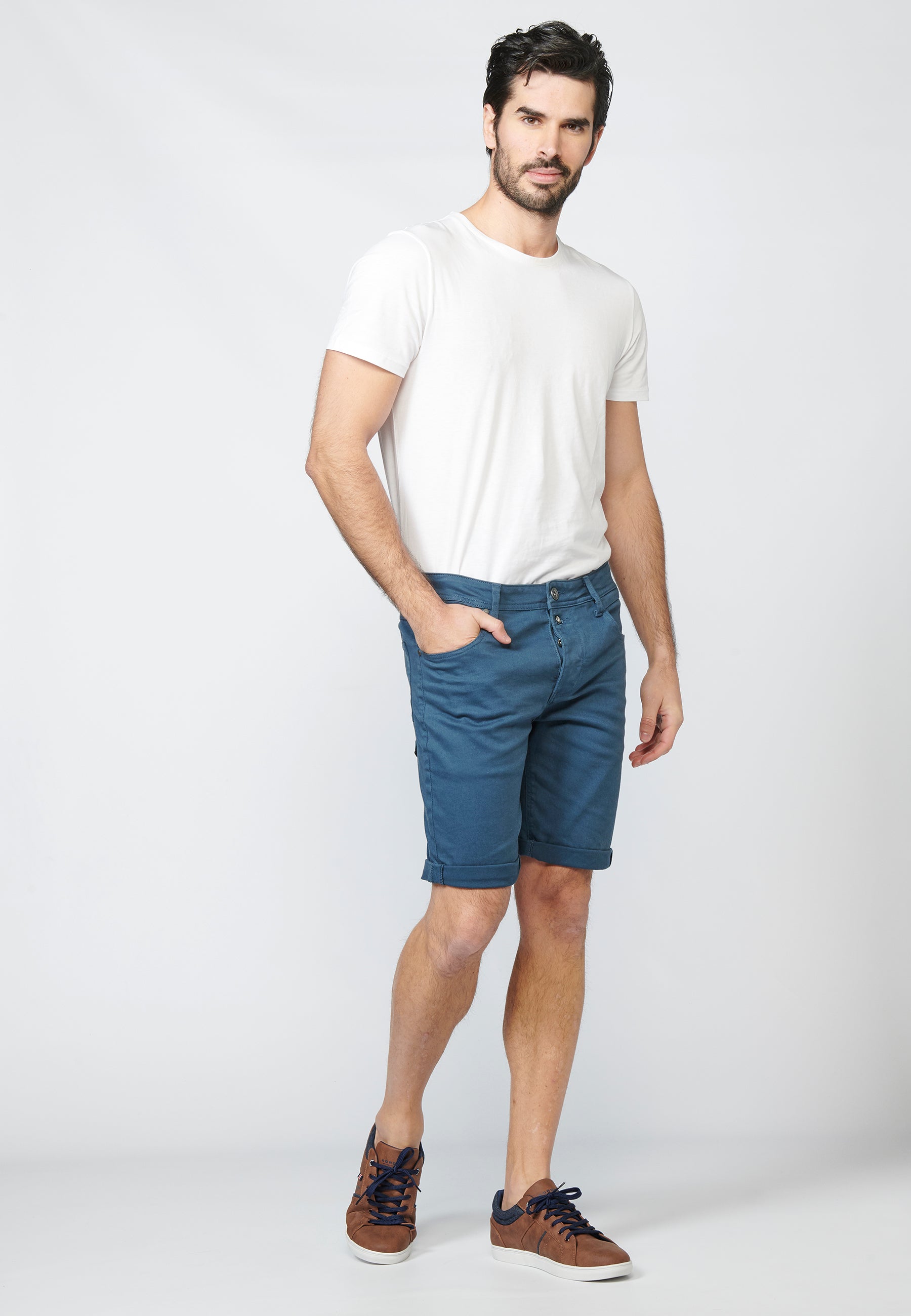 Short Hombre Tapered Algodón con Cadena Extraíble – Koroshi 2211PS03