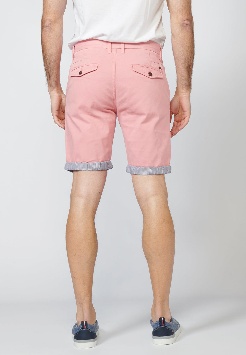 Bermuda Chino con Cordón y Vuelta a Contraste Hombre – Koroshi 2211PS07