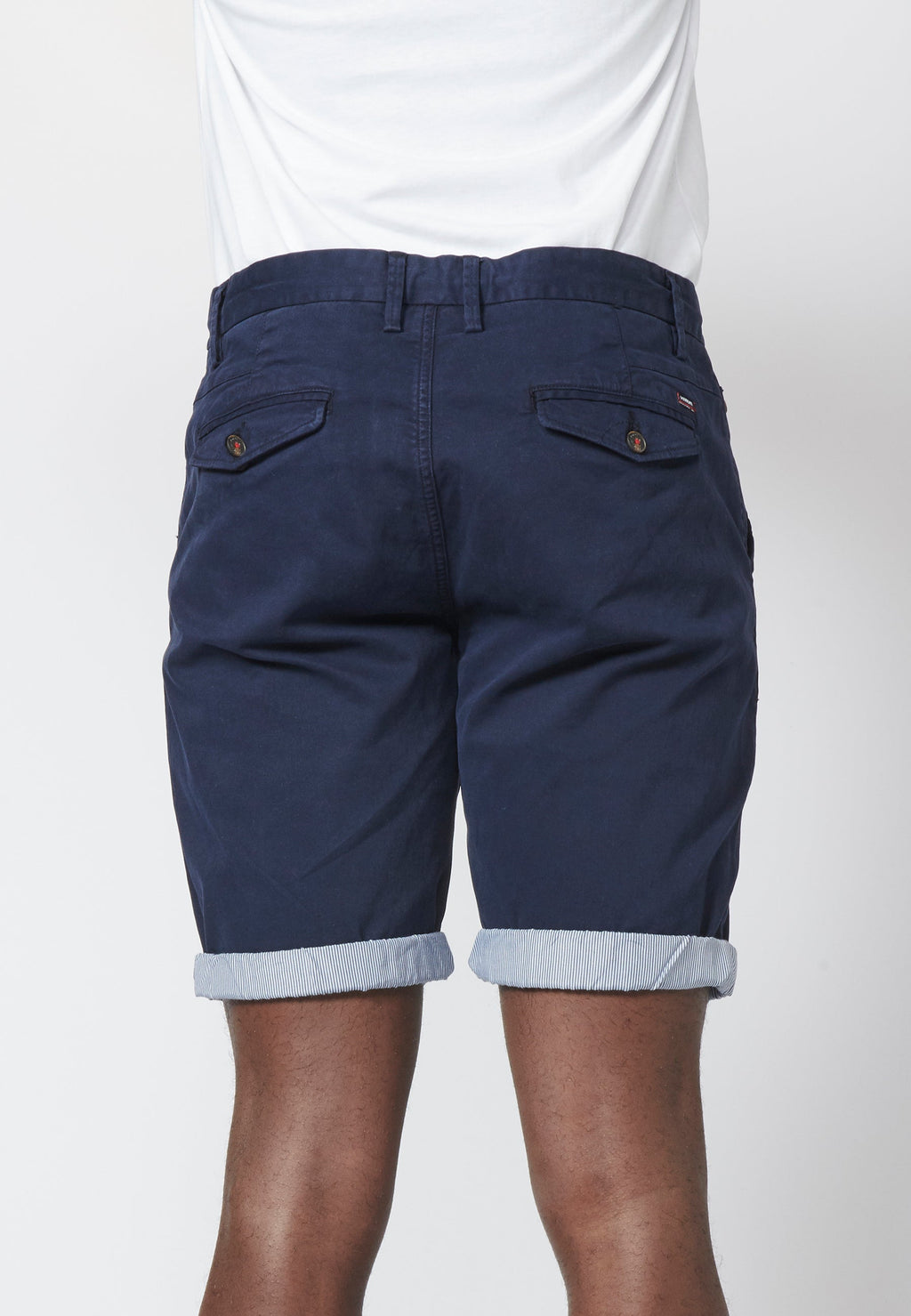 Bermuda Chino con Cordón y Vuelta a Contraste Hombre – Koroshi 2211PS07
