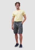 Bermuda Cargo Hombre 7 Bolsillos Cintura Elástica – Koroshi 2211PS12